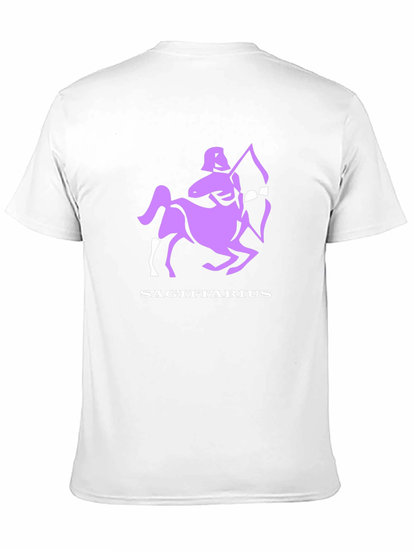 Sagittarius Zodiac Graphic Black T-Shirt