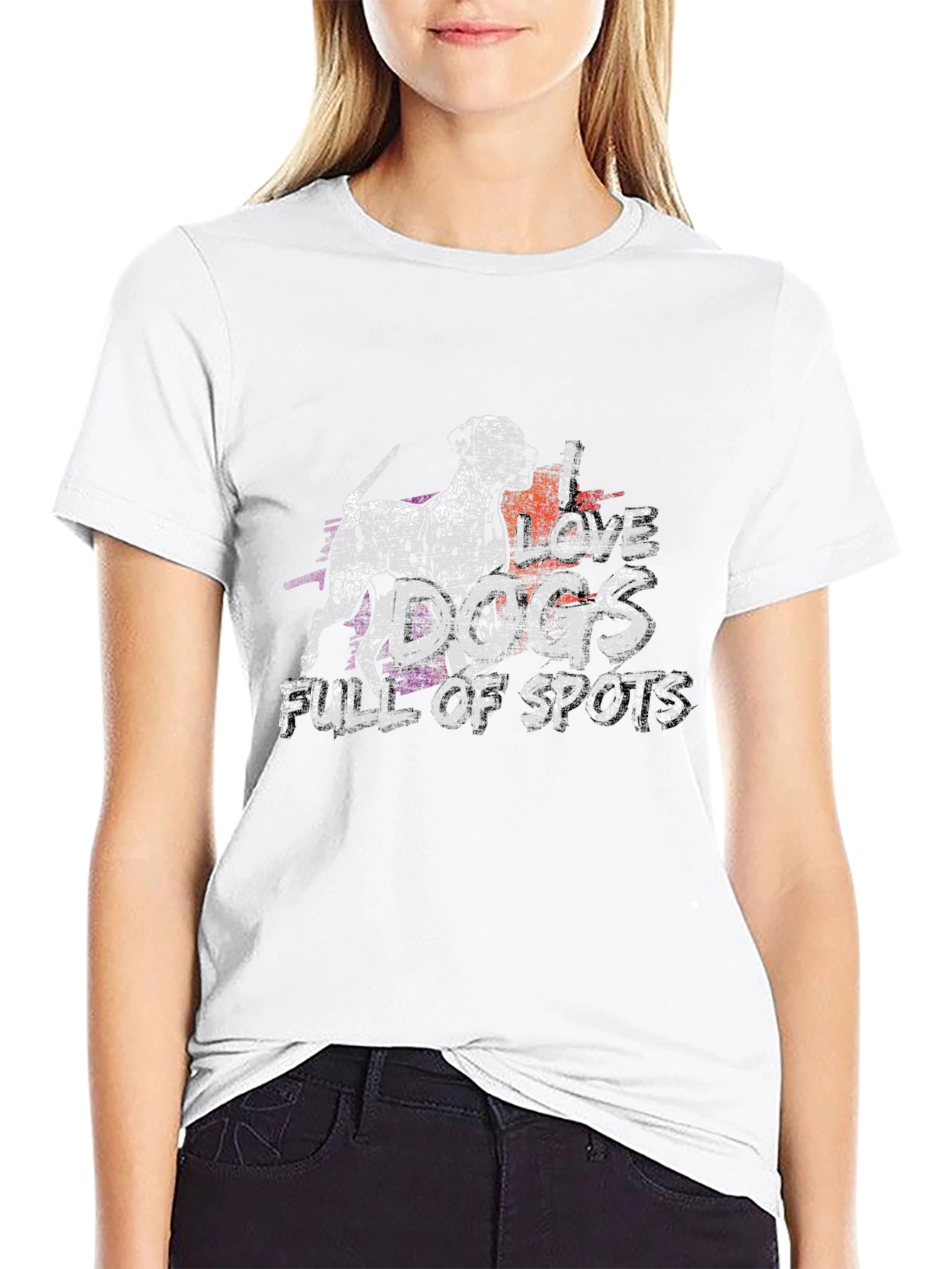 I Love Dogs Full of Spots T-Shirt