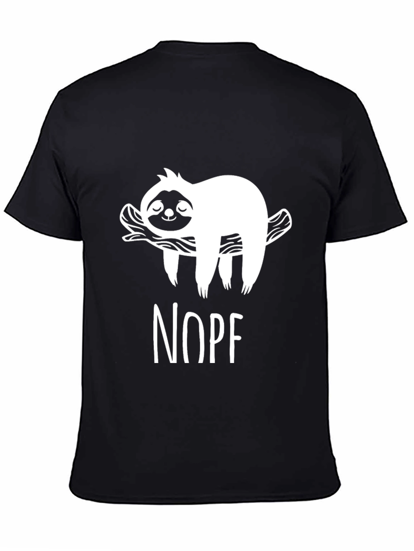 Nope Sloth Graphic Tee - Relaxed Fit