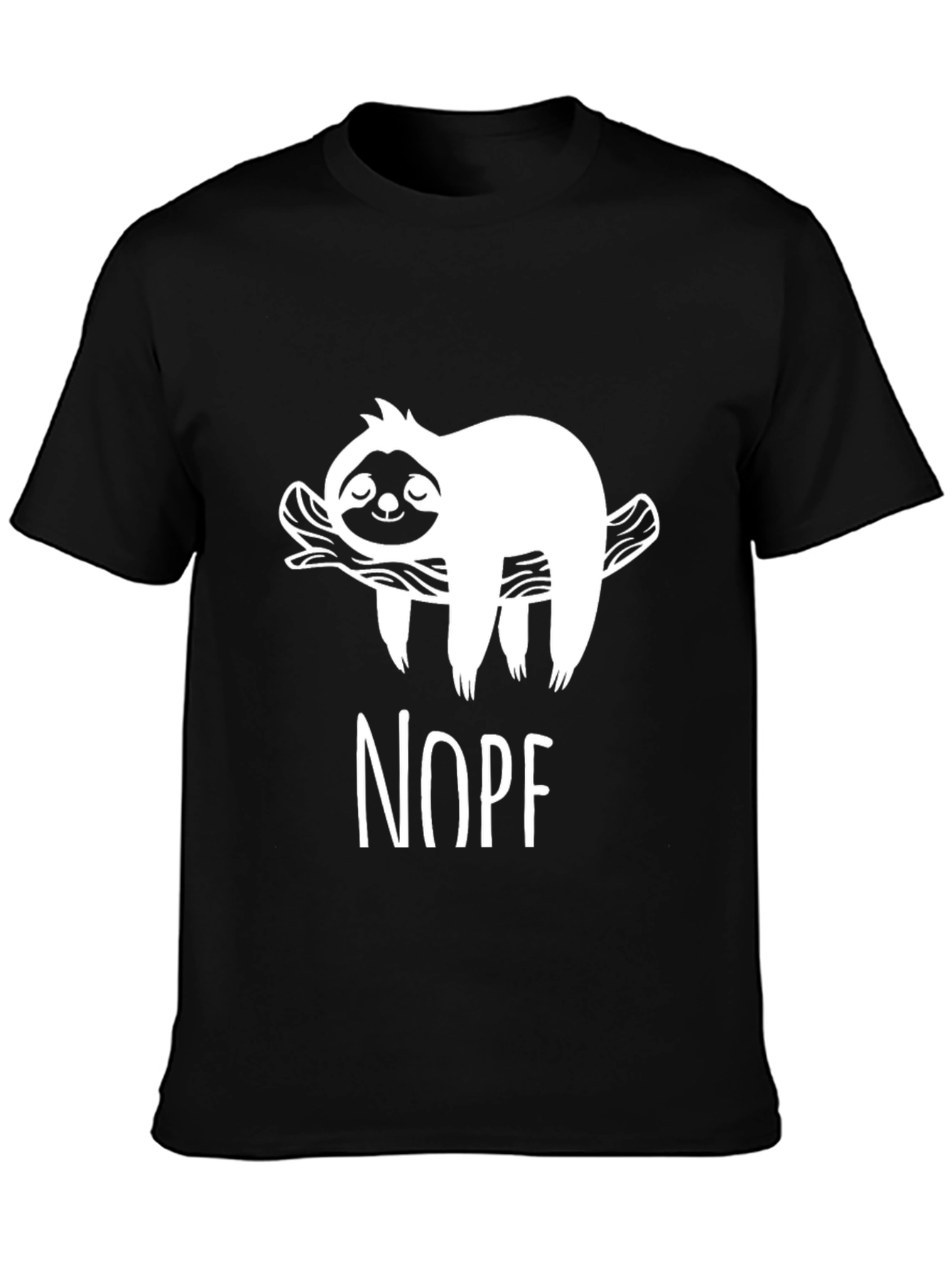 Nope Sloth Graphic Tee - Relaxed Fit