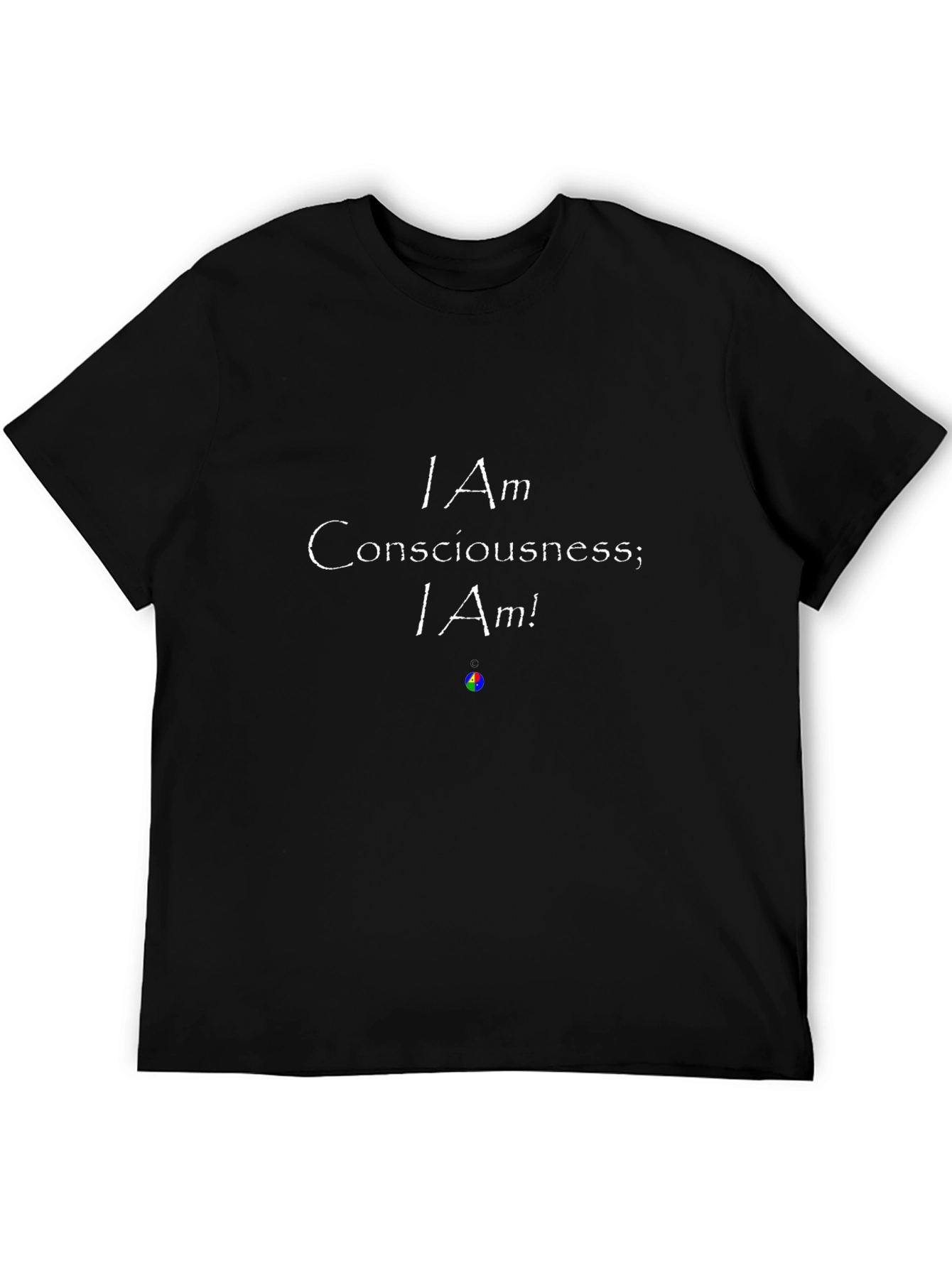 I Am Consciousness Graphic Tee - Unisex Black T-Shirt