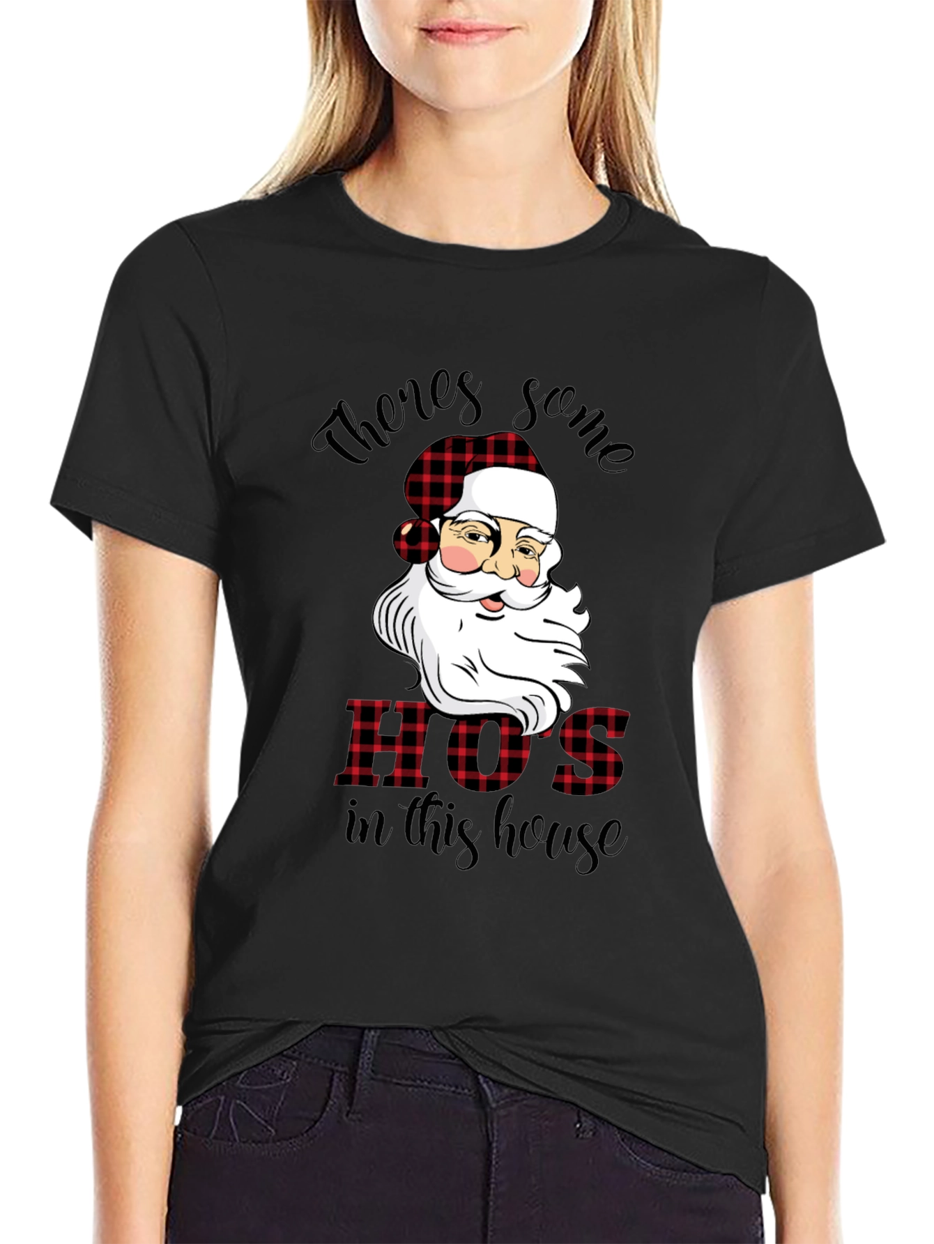Funny Santa HOS Christmas T-Shirt