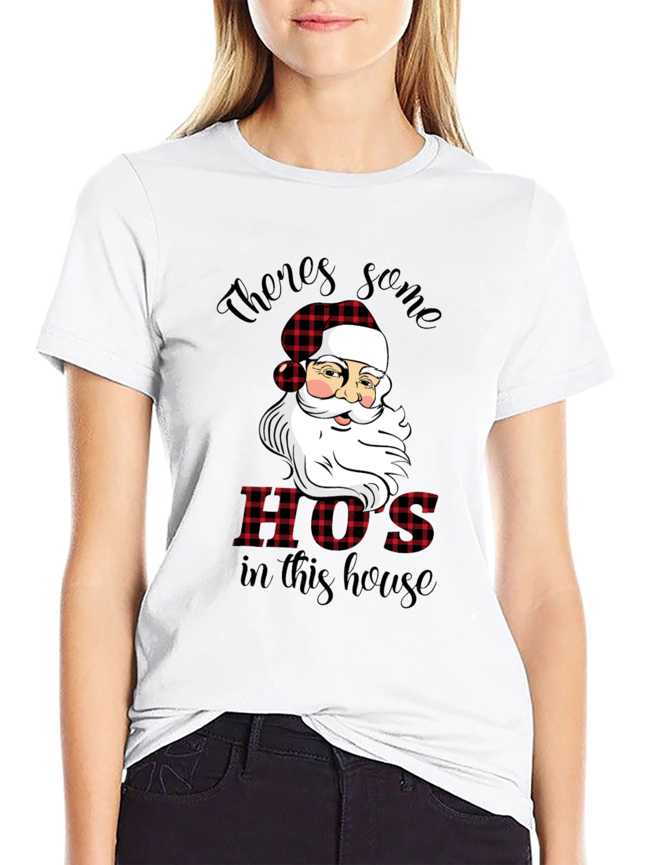Funny Santa HOS Christmas T-Shirt