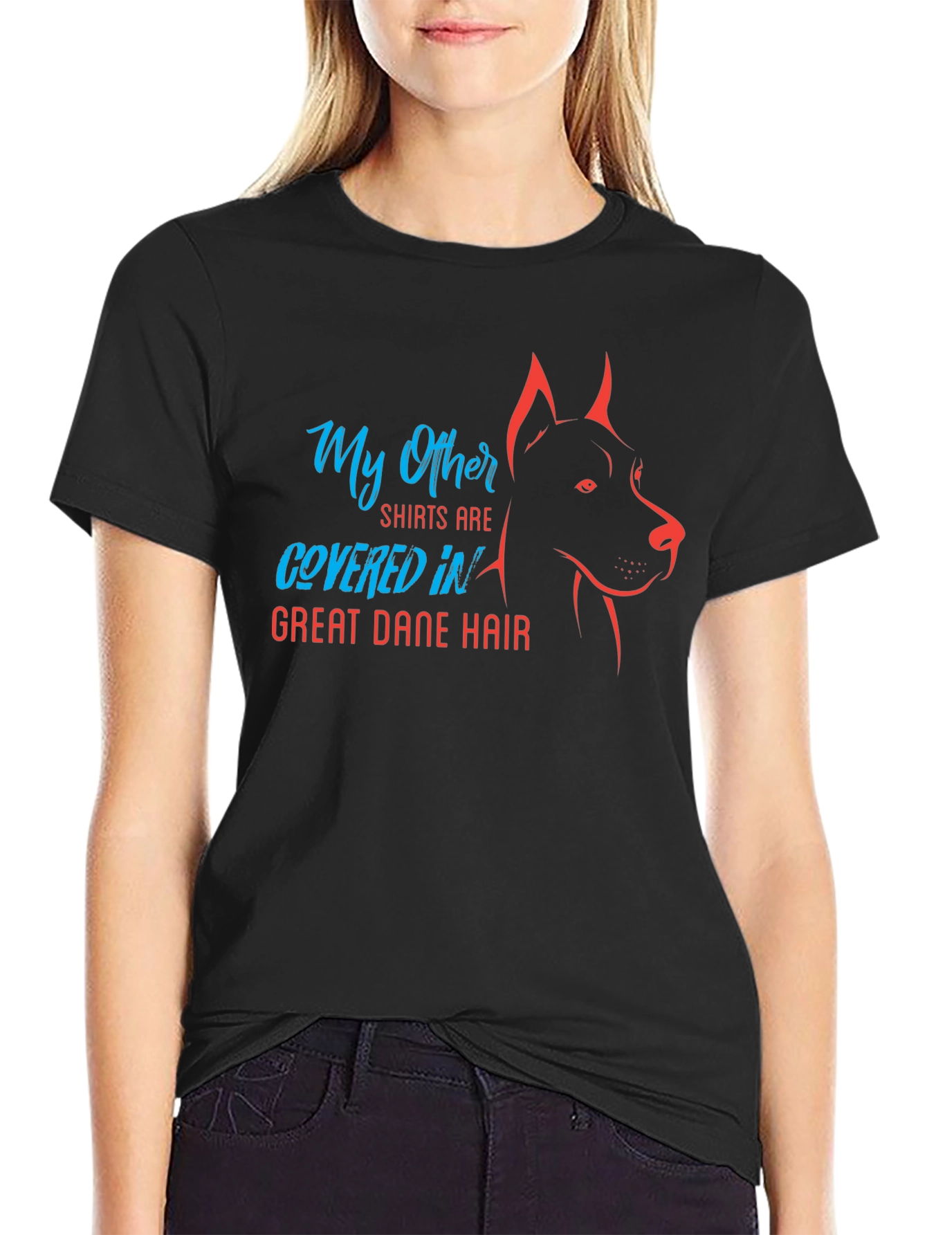 Great Dane Hair T-Shirt