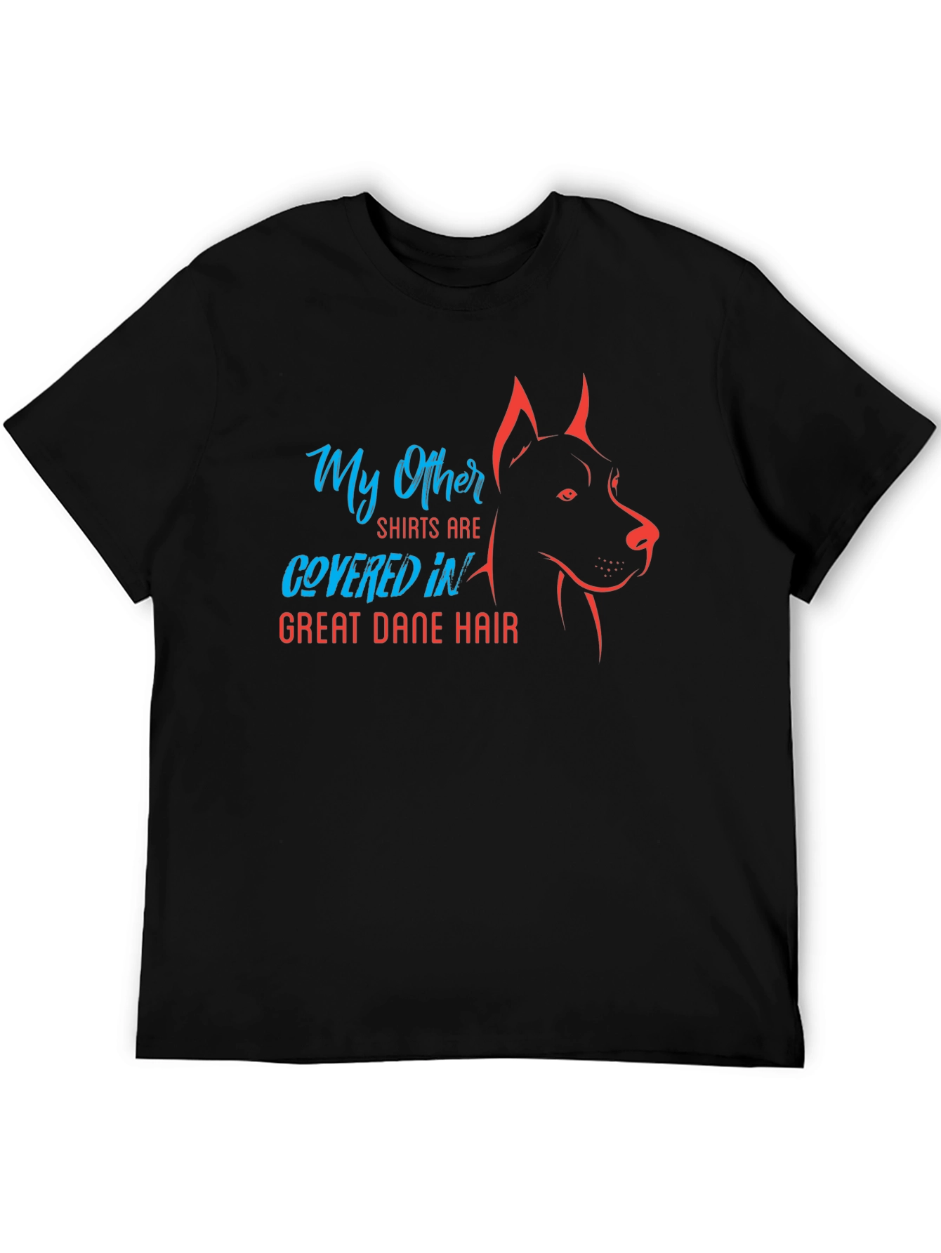 Great Dane Hair T-Shirt
