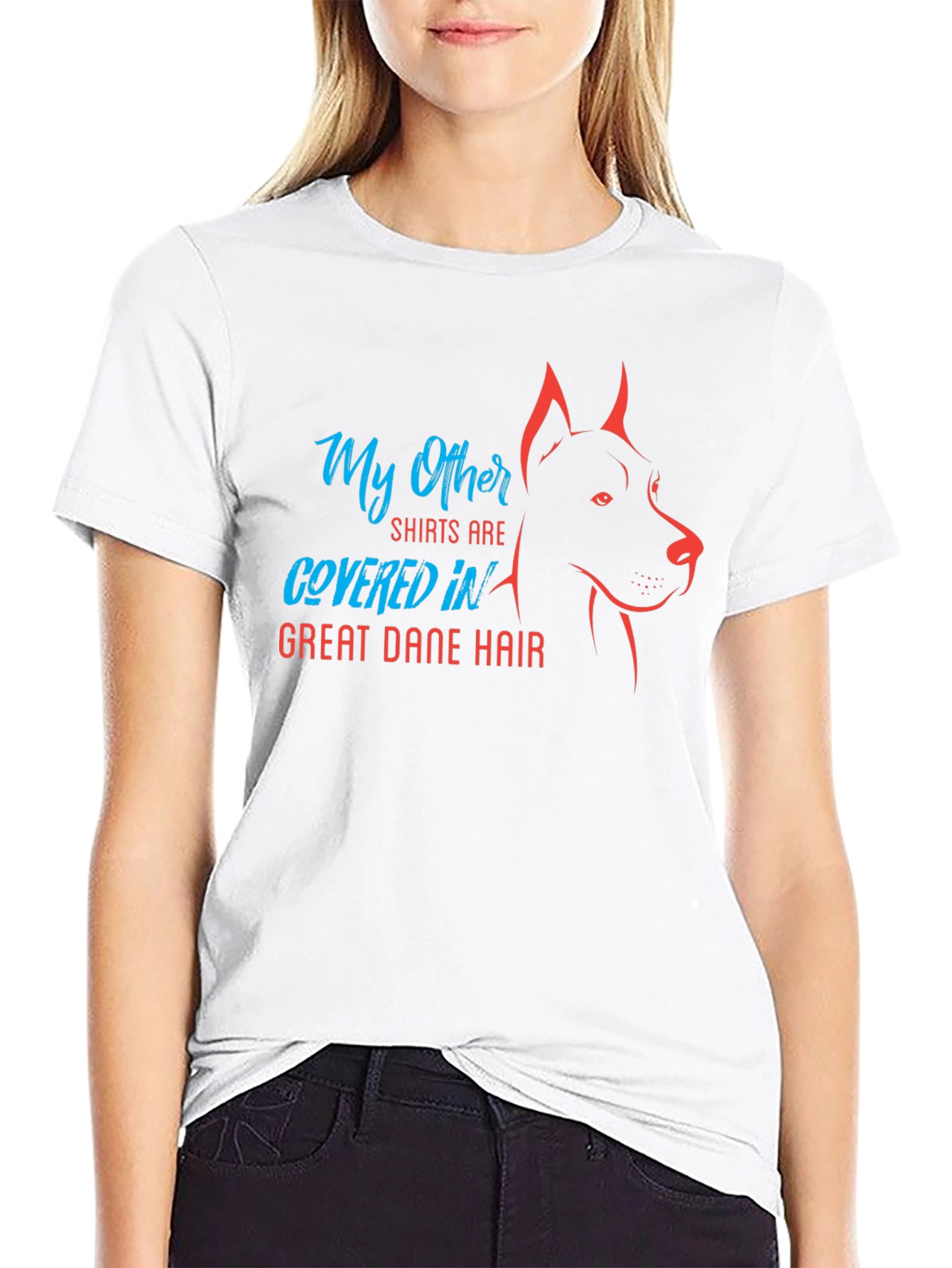 Great Dane Hair T-Shirt