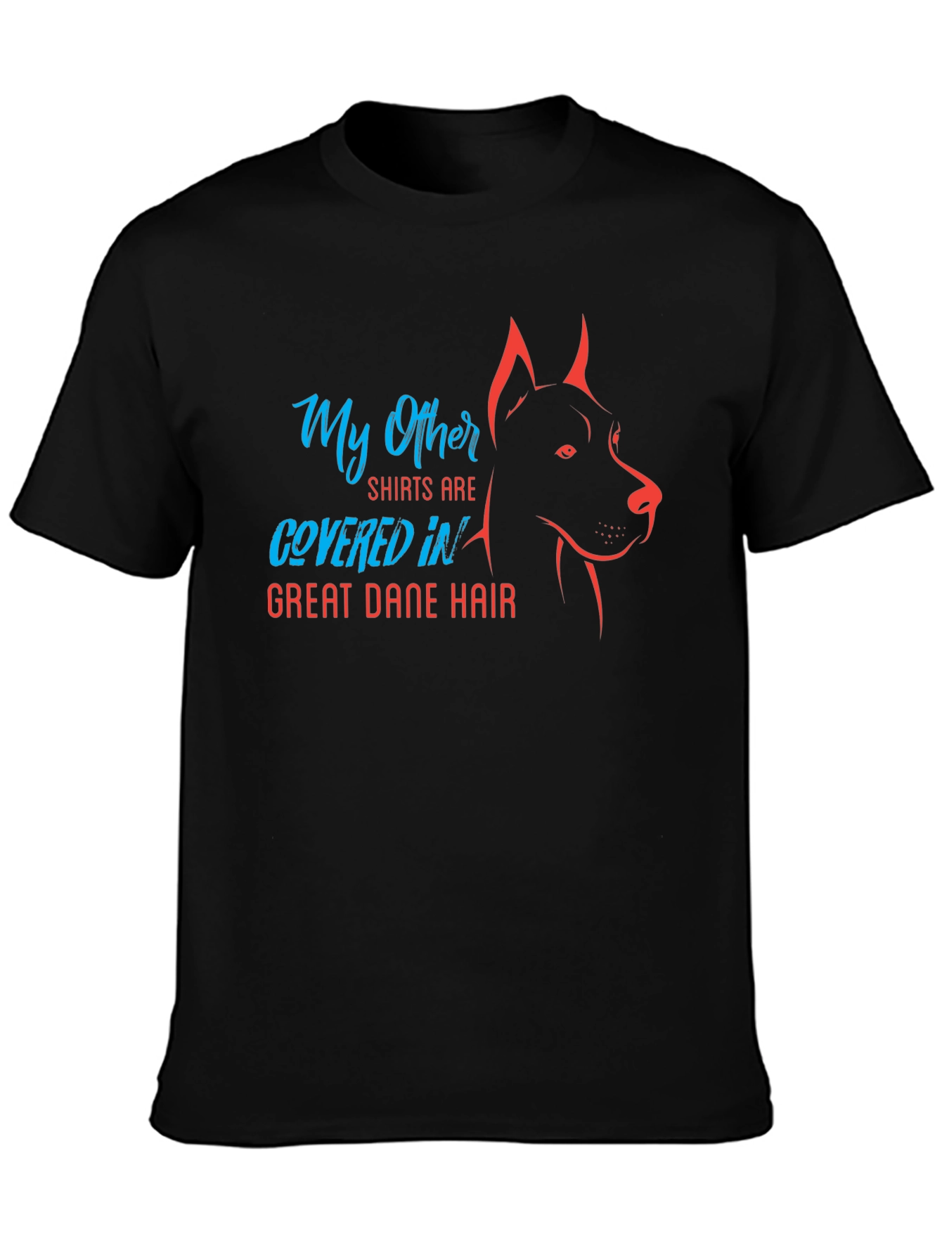 Great Dane Hair T-Shirt
