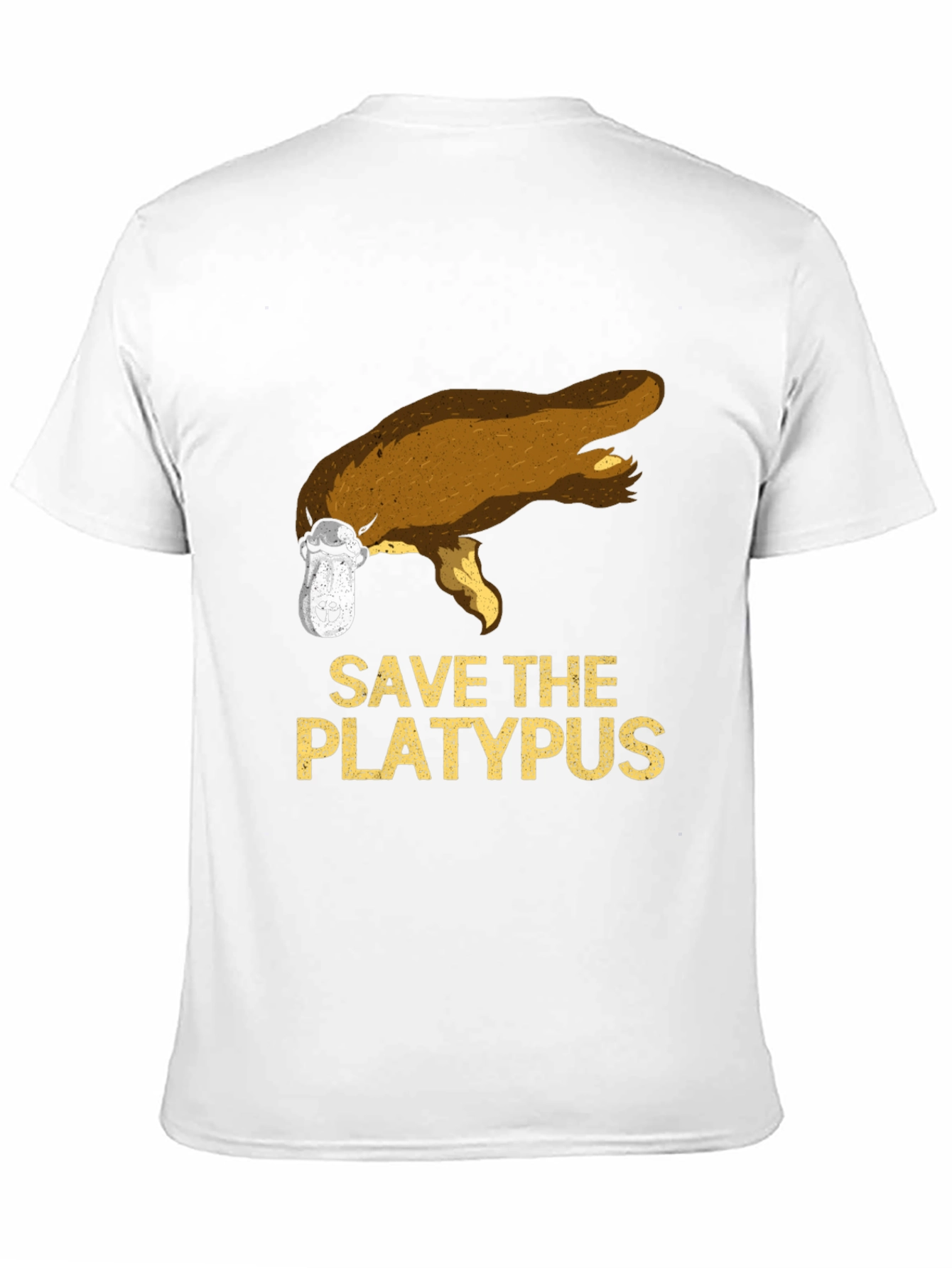 Save the Platypus Graphic Tee - Black