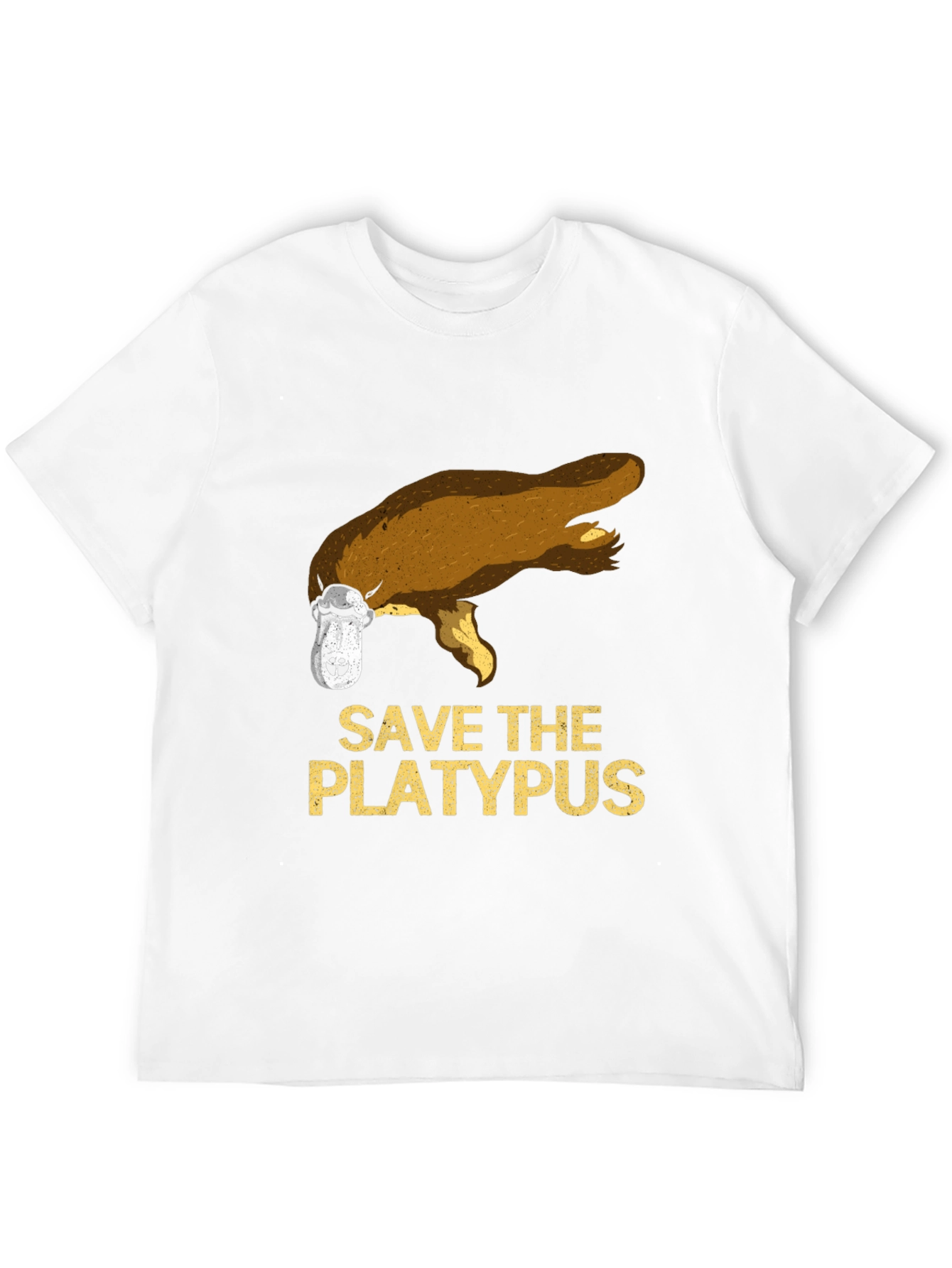Save the Platypus Graphic Tee - Black