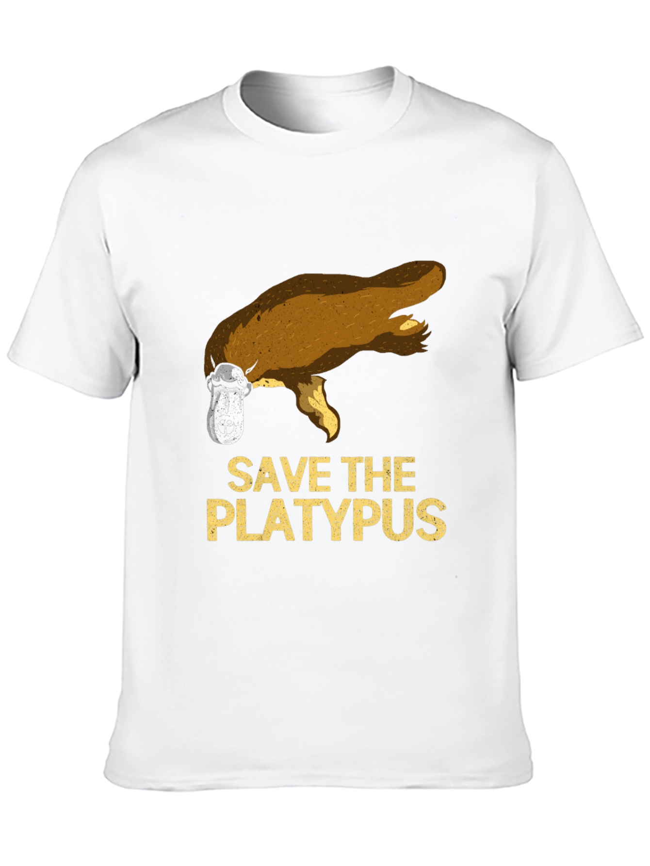Save the Platypus Graphic Tee - Black