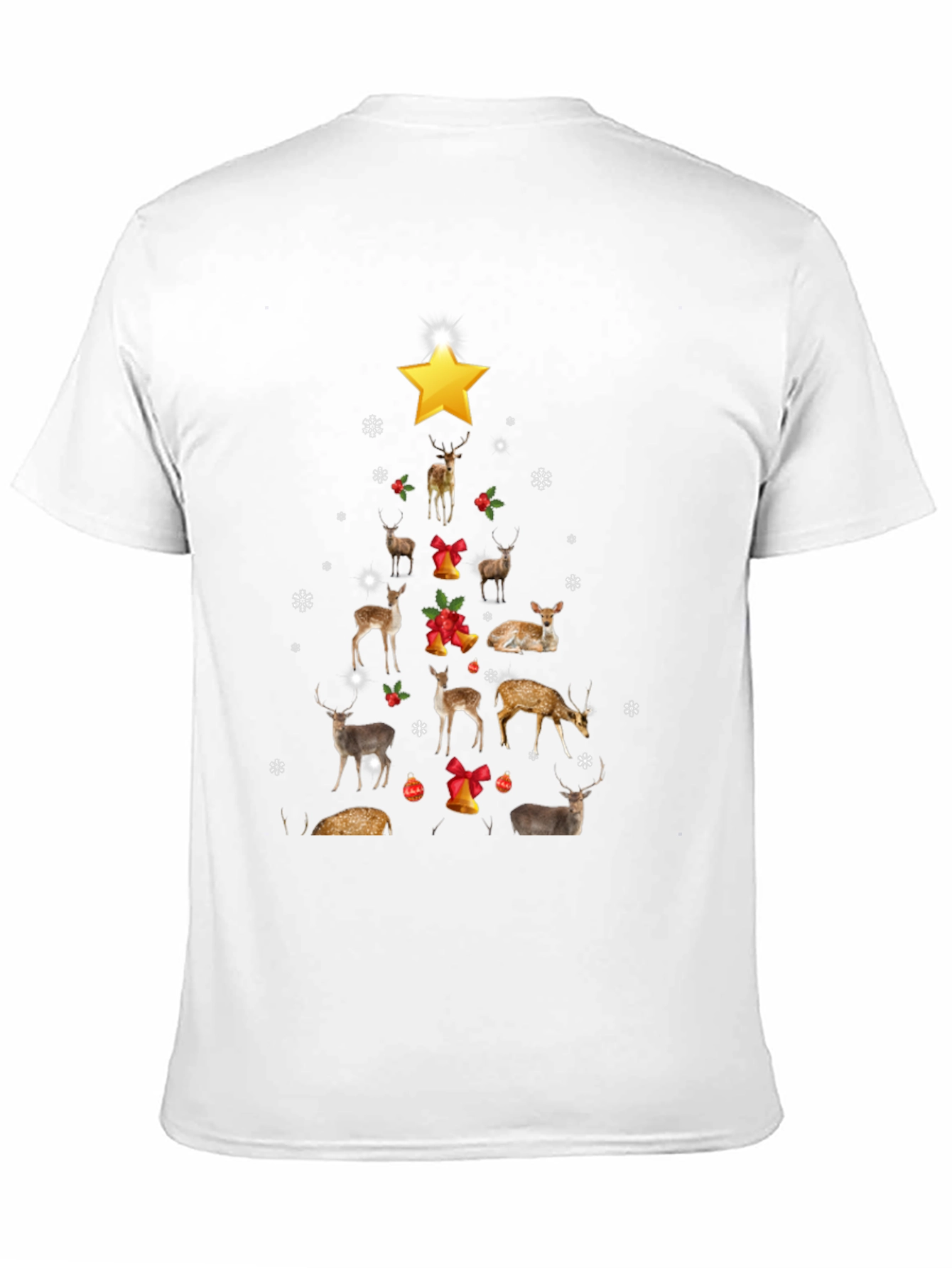 Deer Christmas Tree T-Shirt - Holiday Style