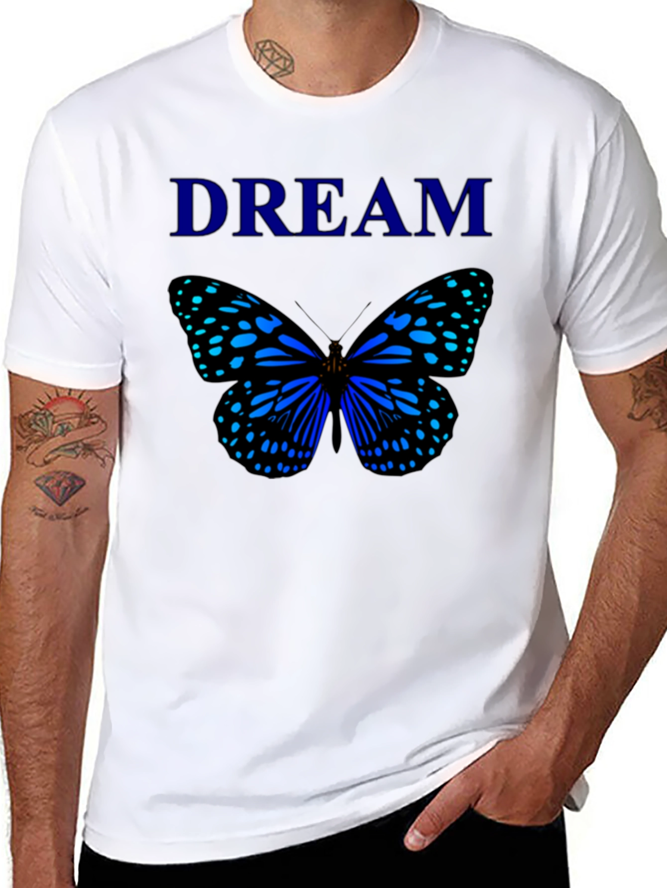 Dream Butterfly Black T-Shirt