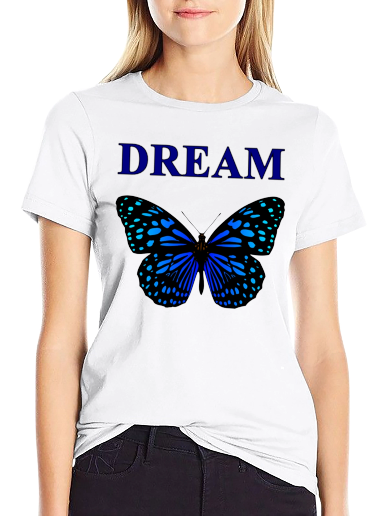 Dream Butterfly Black T-Shirt