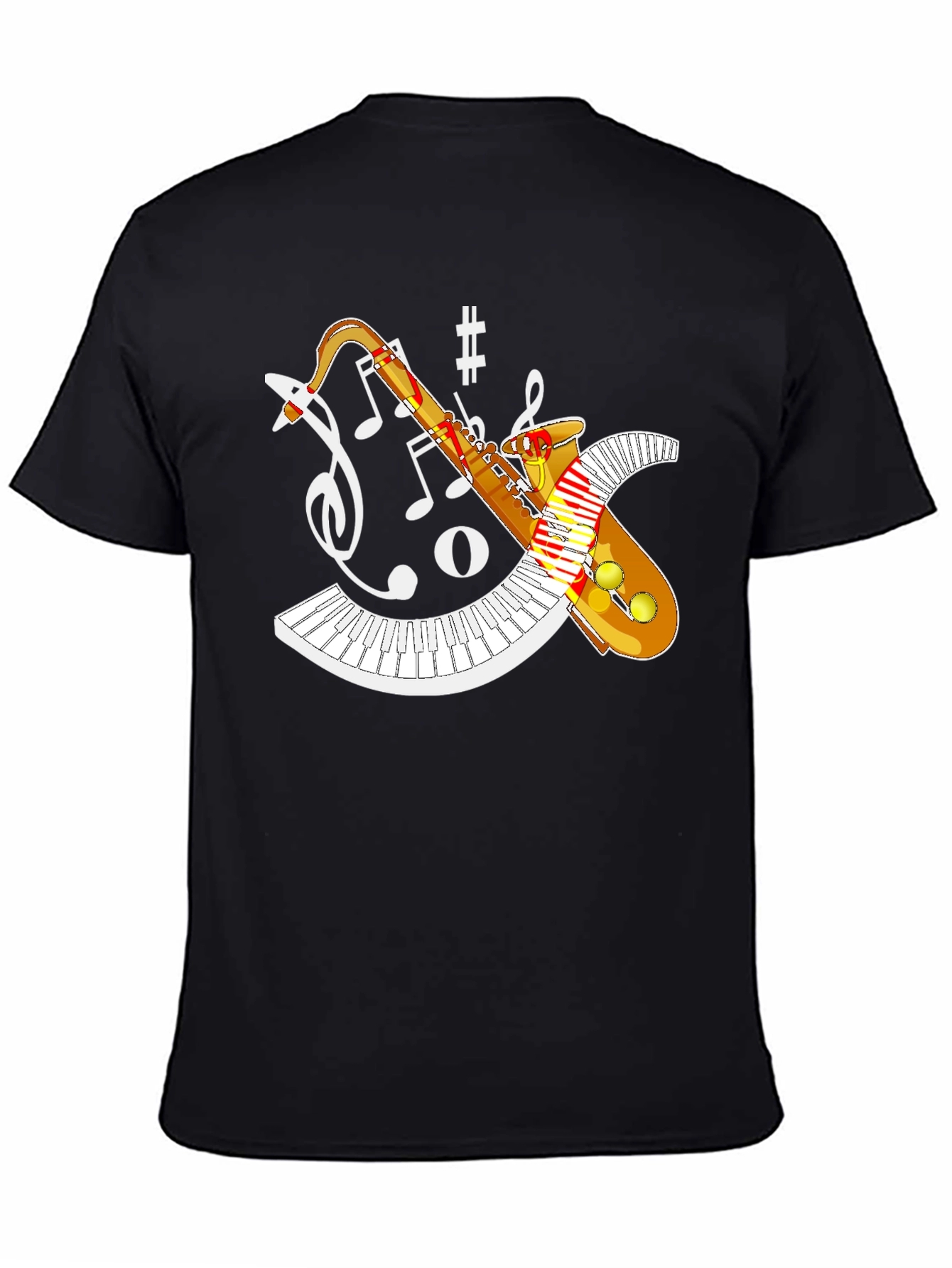 Saxophone Music Notes T-Shirt