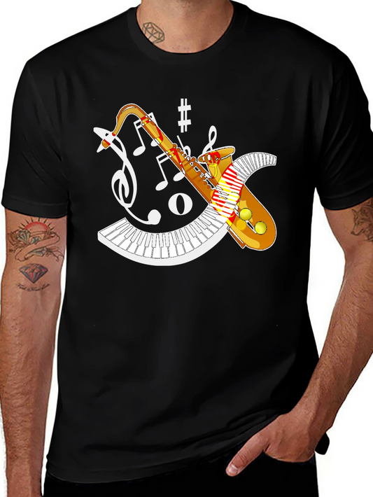Saxophone Music Notes T-Shirt