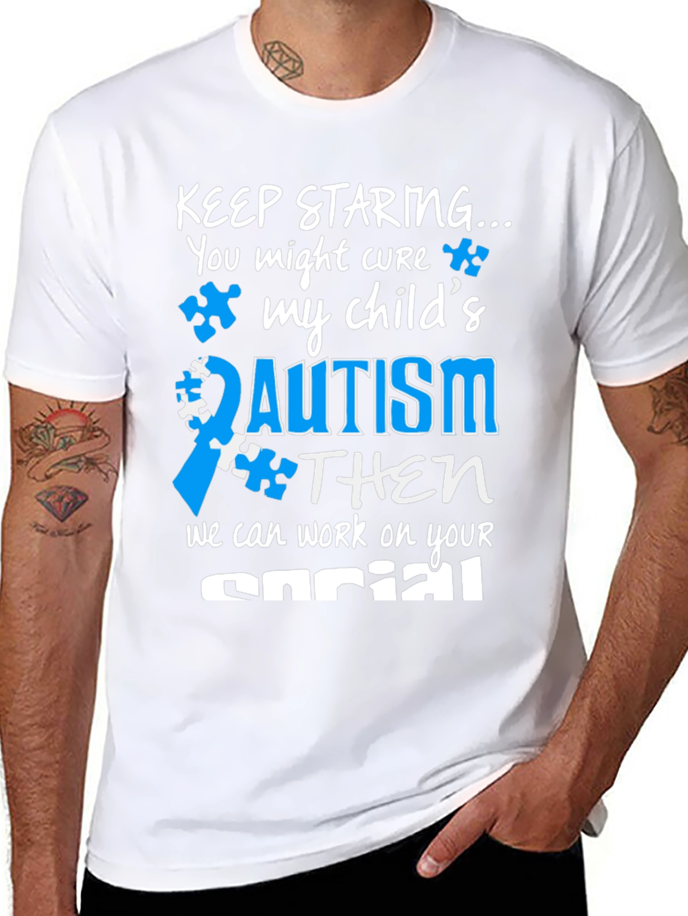Autism Awareness T-Shirt: Keep Staring