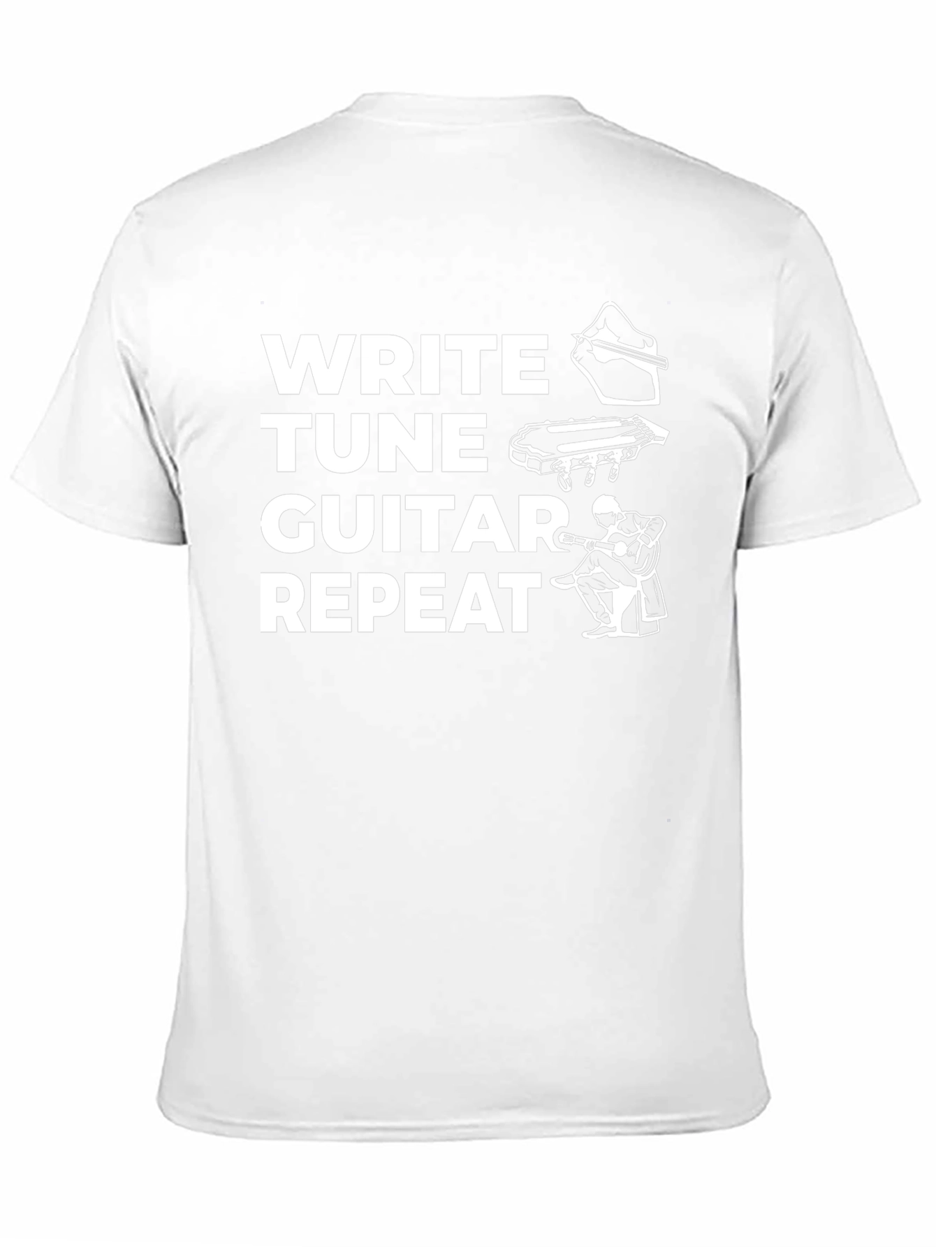 Write Tune Guitar Repeat Graphic Tee