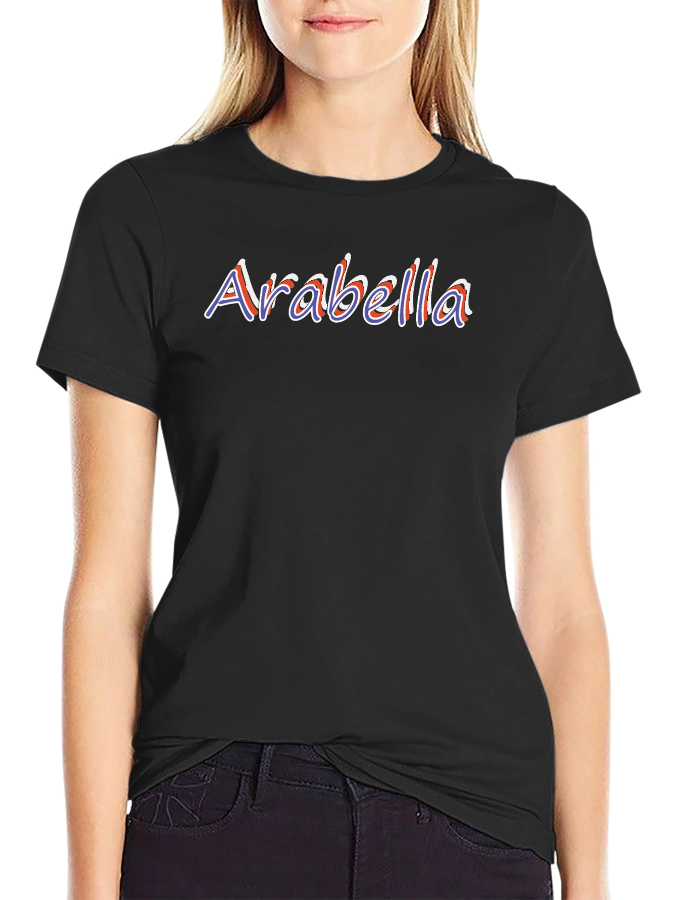 Arabella Graphic Tee - Stylish Custom Name Shirt
