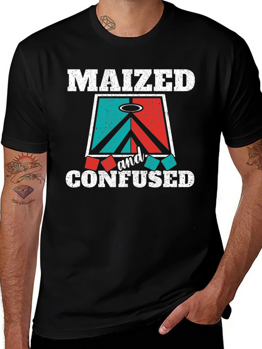Maized & Confused Cornhole Graphic Tee
