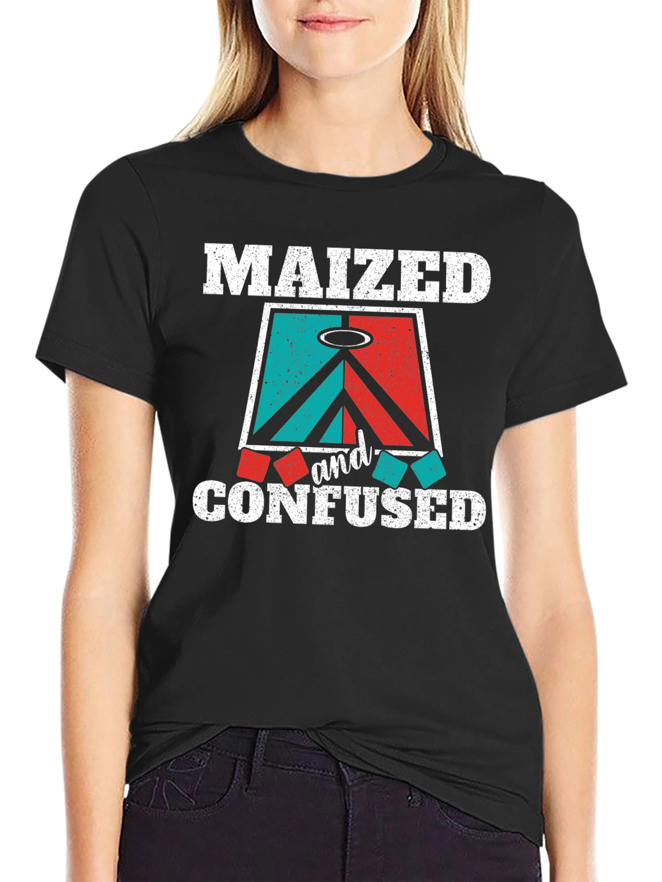 Maized & Confused Cornhole Graphic Tee