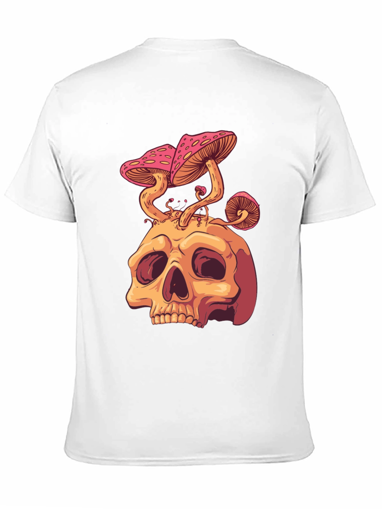 Skull Mushroom Graphic Tee - Unique Design