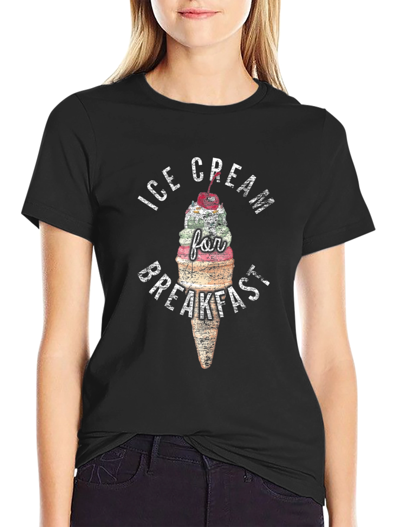 Ice Cream for Breakfast Graphic Tee