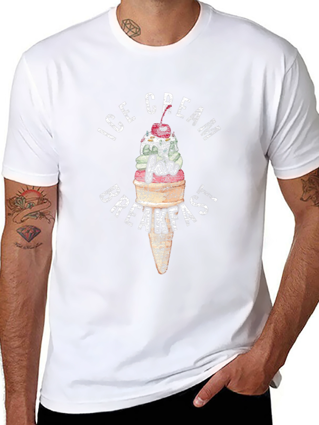 Ice Cream for Breakfast Graphic Tee
