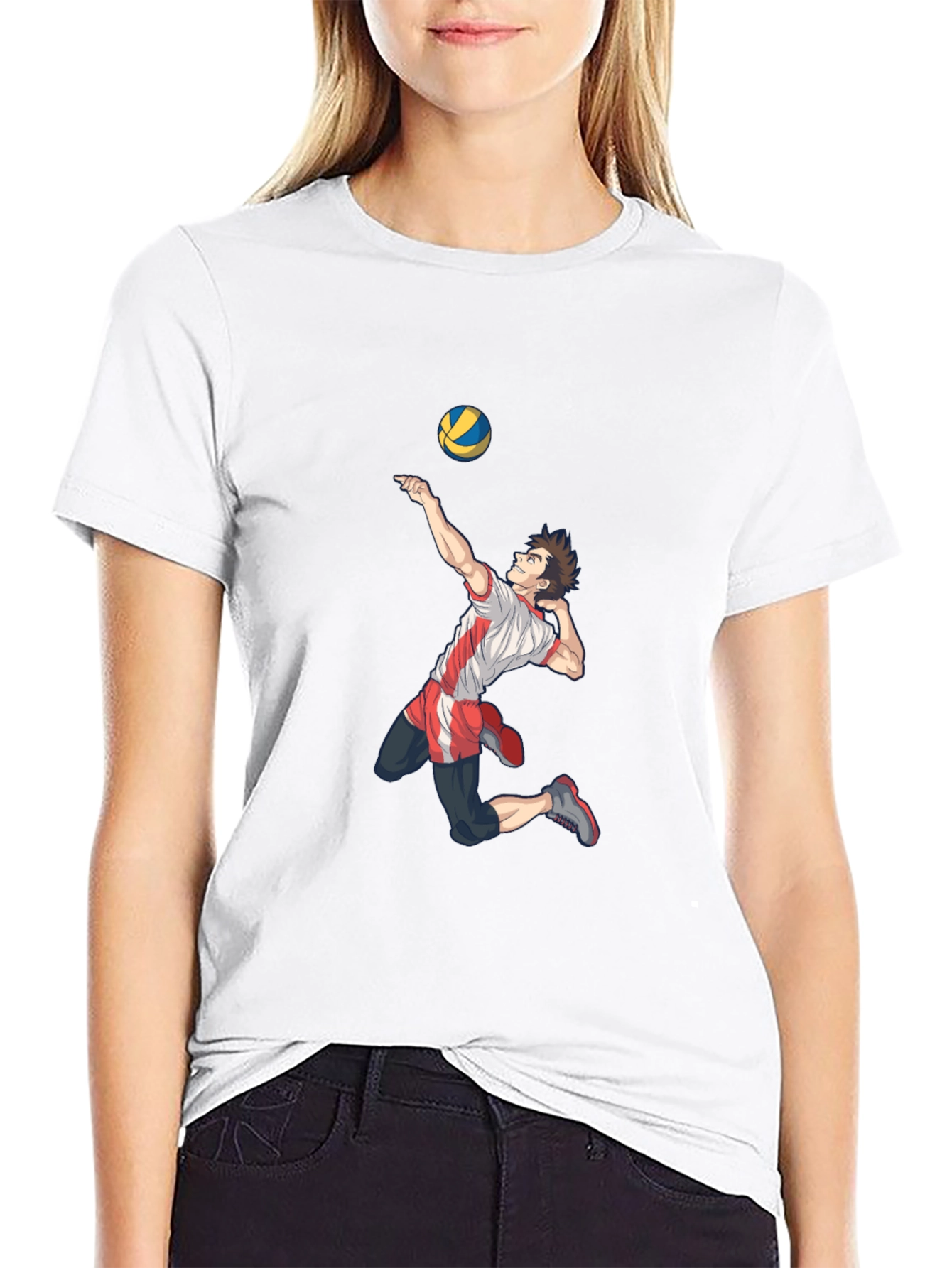 Volleyball Anime Graphic T-Shirt