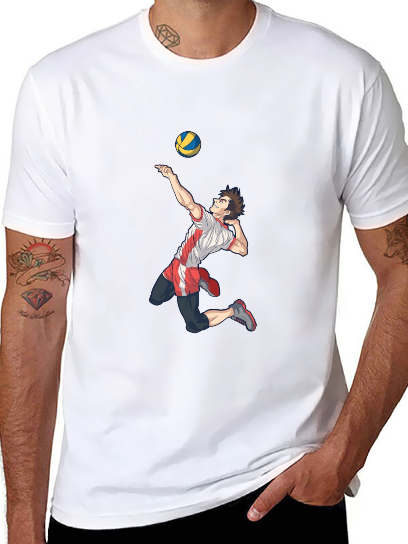 Volleyball Anime Graphic T-Shirt