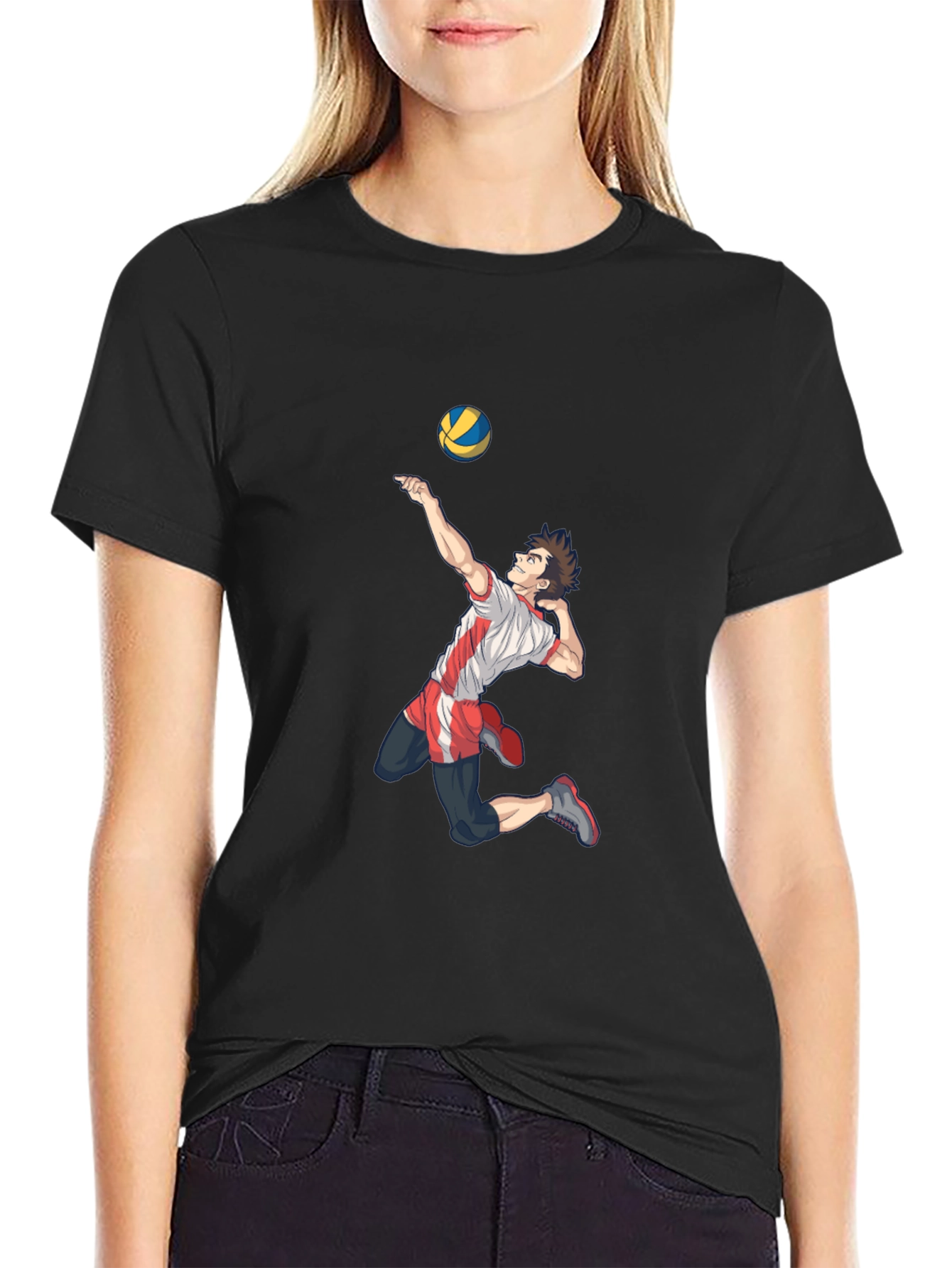 Volleyball Anime Graphic T-Shirt