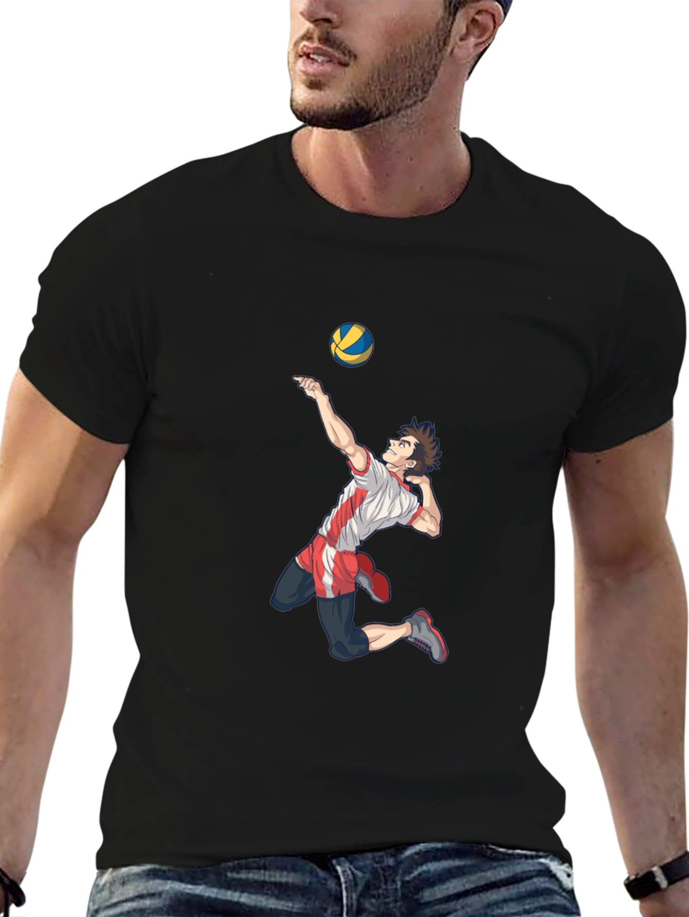 Volleyball Anime Graphic T-Shirt
