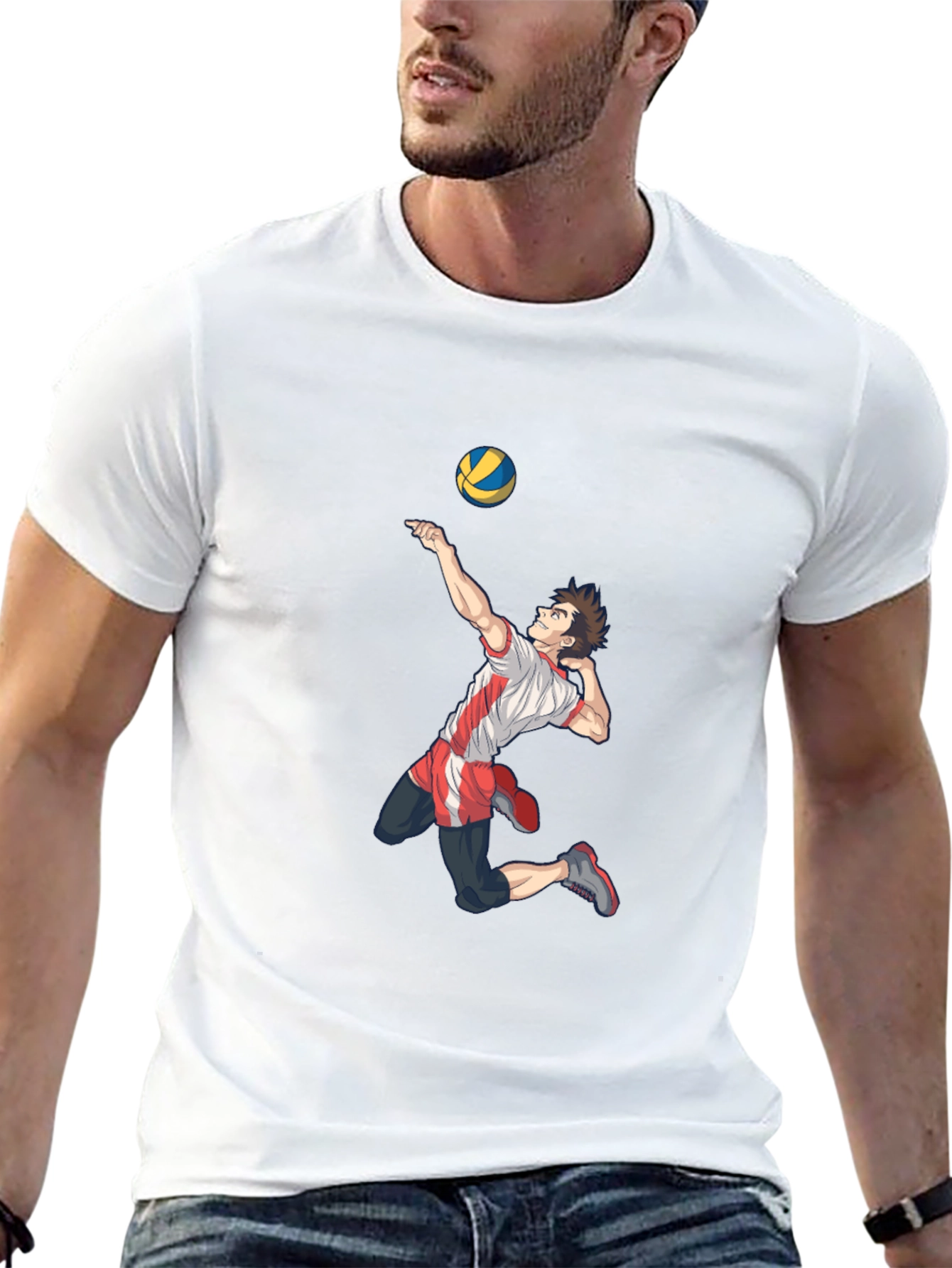 Volleyball Anime Graphic T-Shirt
