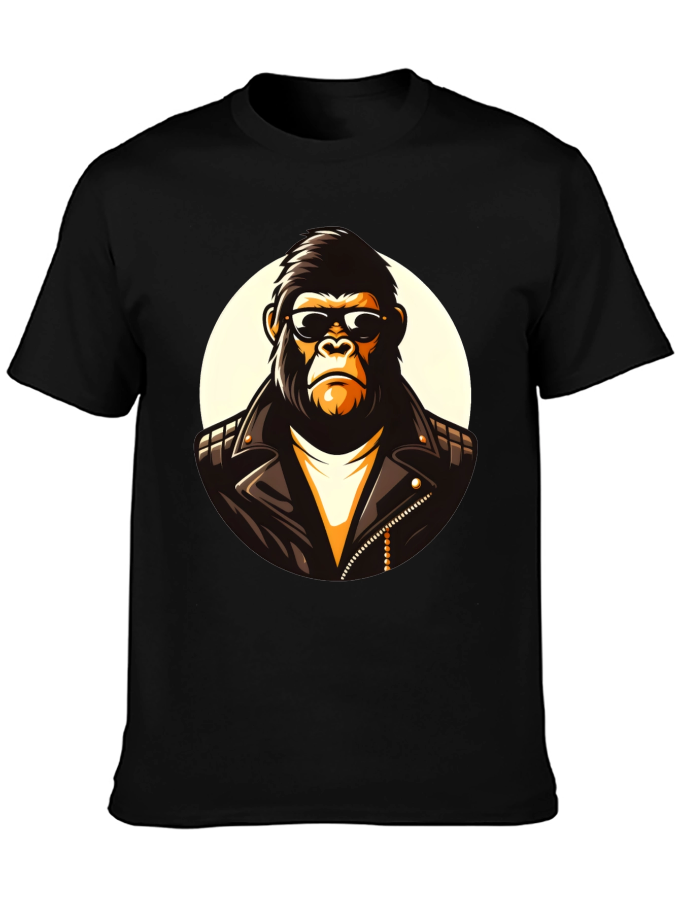 Cool Gorilla Graphic Tee - Black Cotton T-Shirt