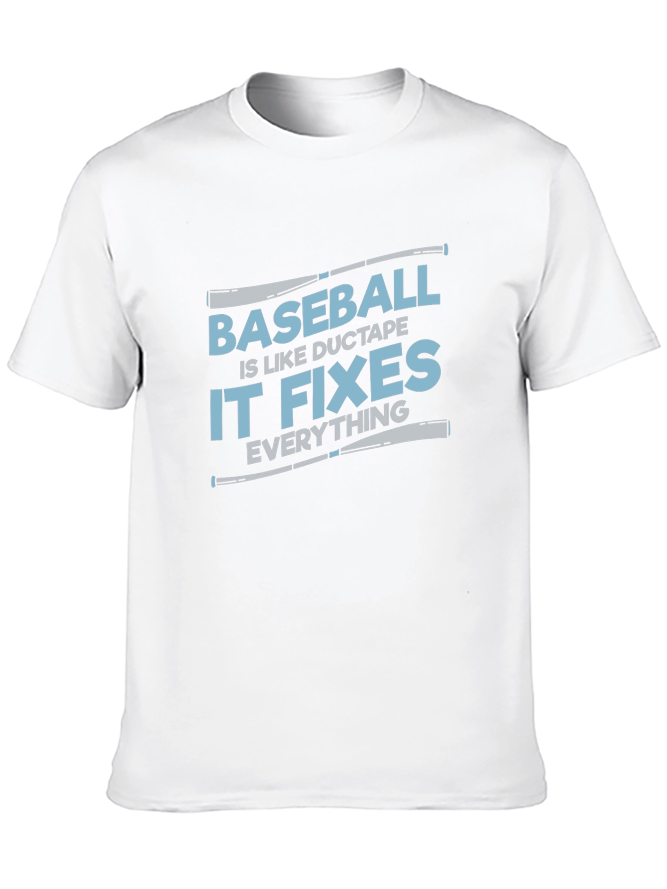 Baseball Duct Tape Fixes Everything T-Shirt