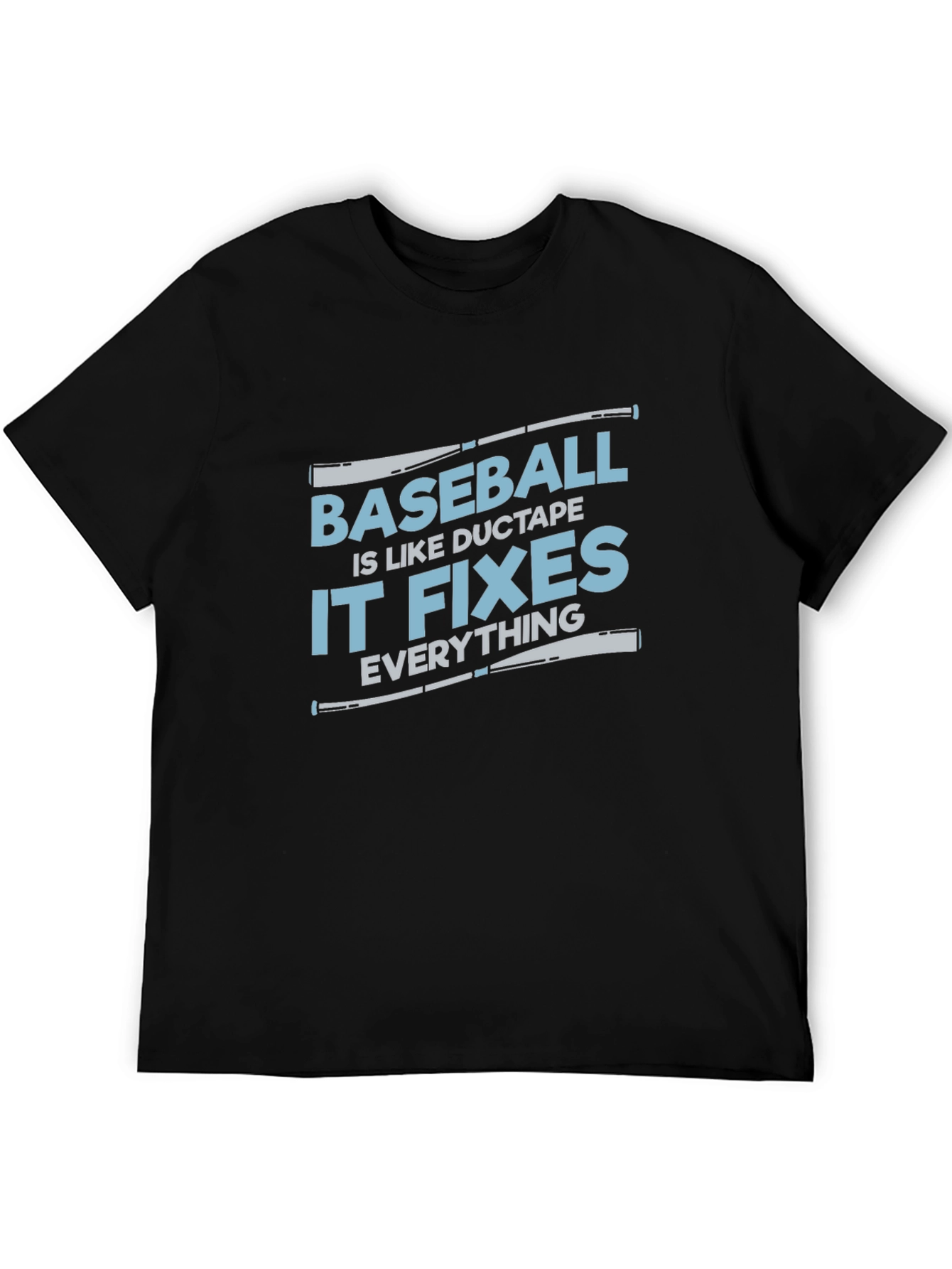 Baseball Duct Tape Fixes Everything T-Shirt
