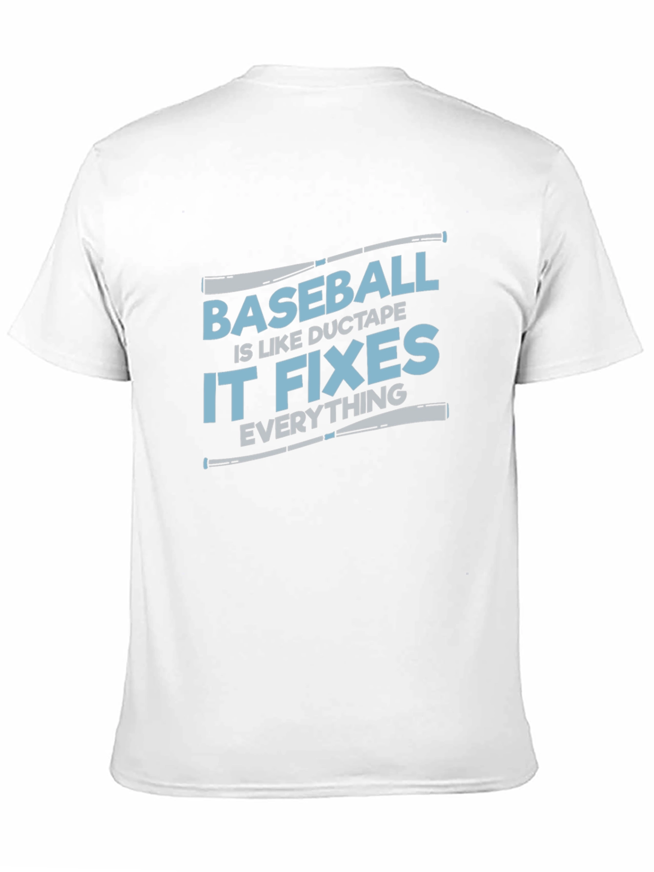 Baseball Duct Tape Fixes Everything T-Shirt