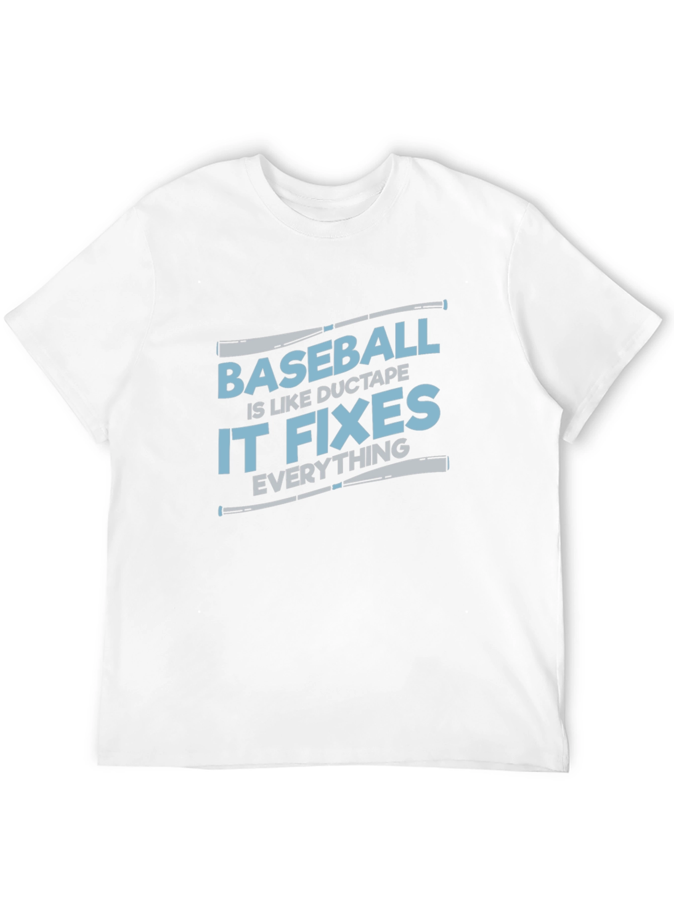 Baseball Duct Tape Fixes Everything T-Shirt