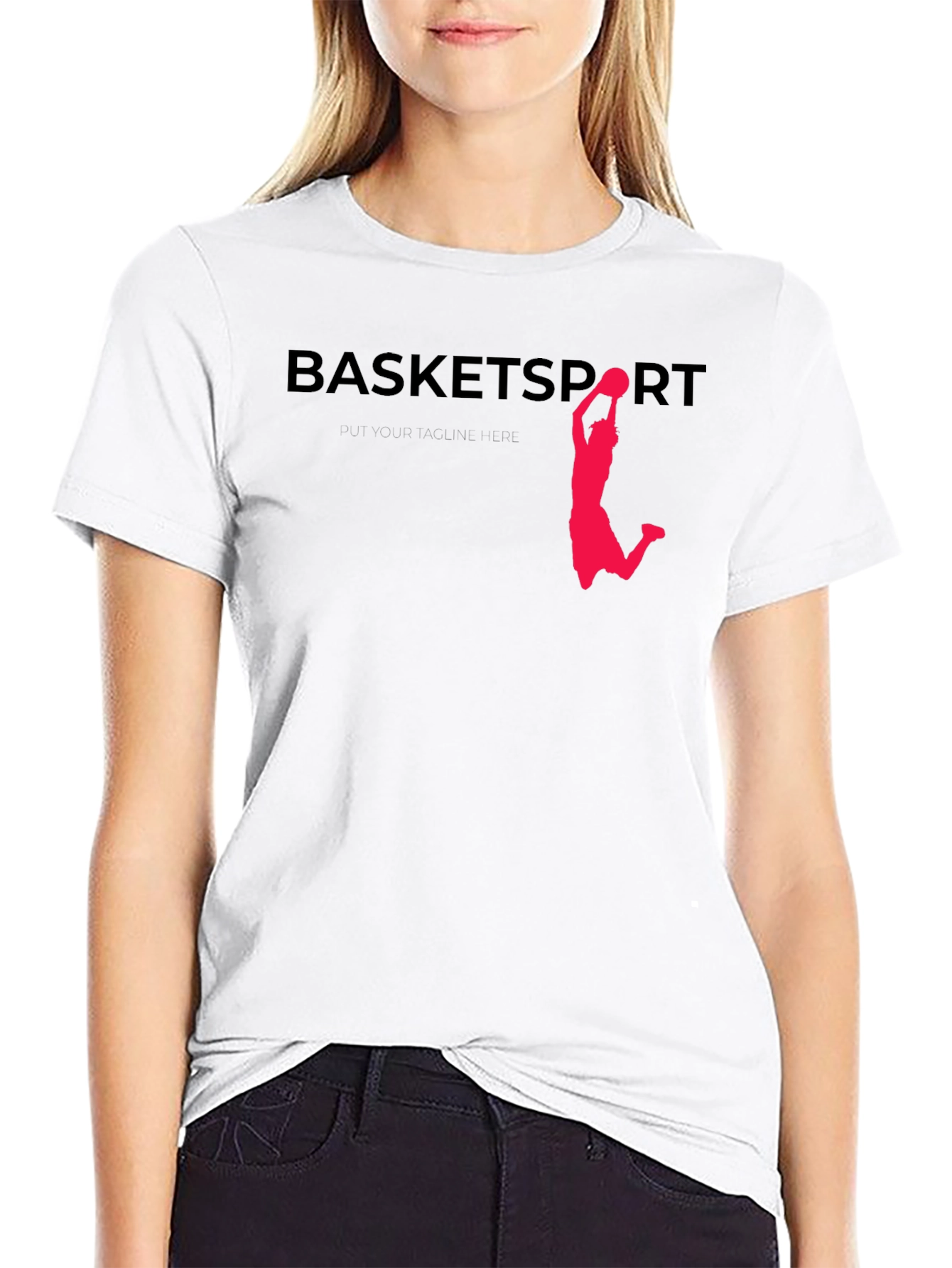 Basket Sport Black Tee