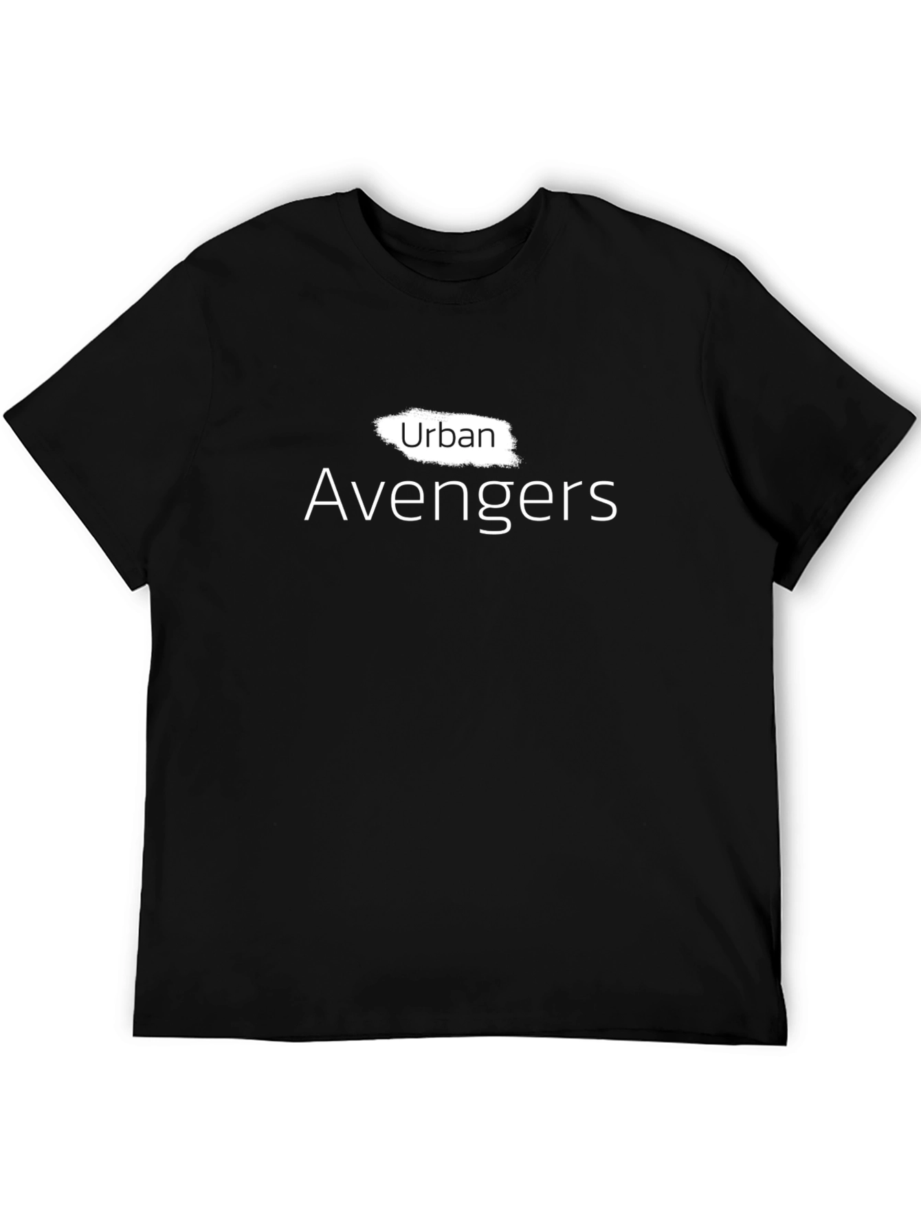 Urban Avengers Graphic Black T-Shirt