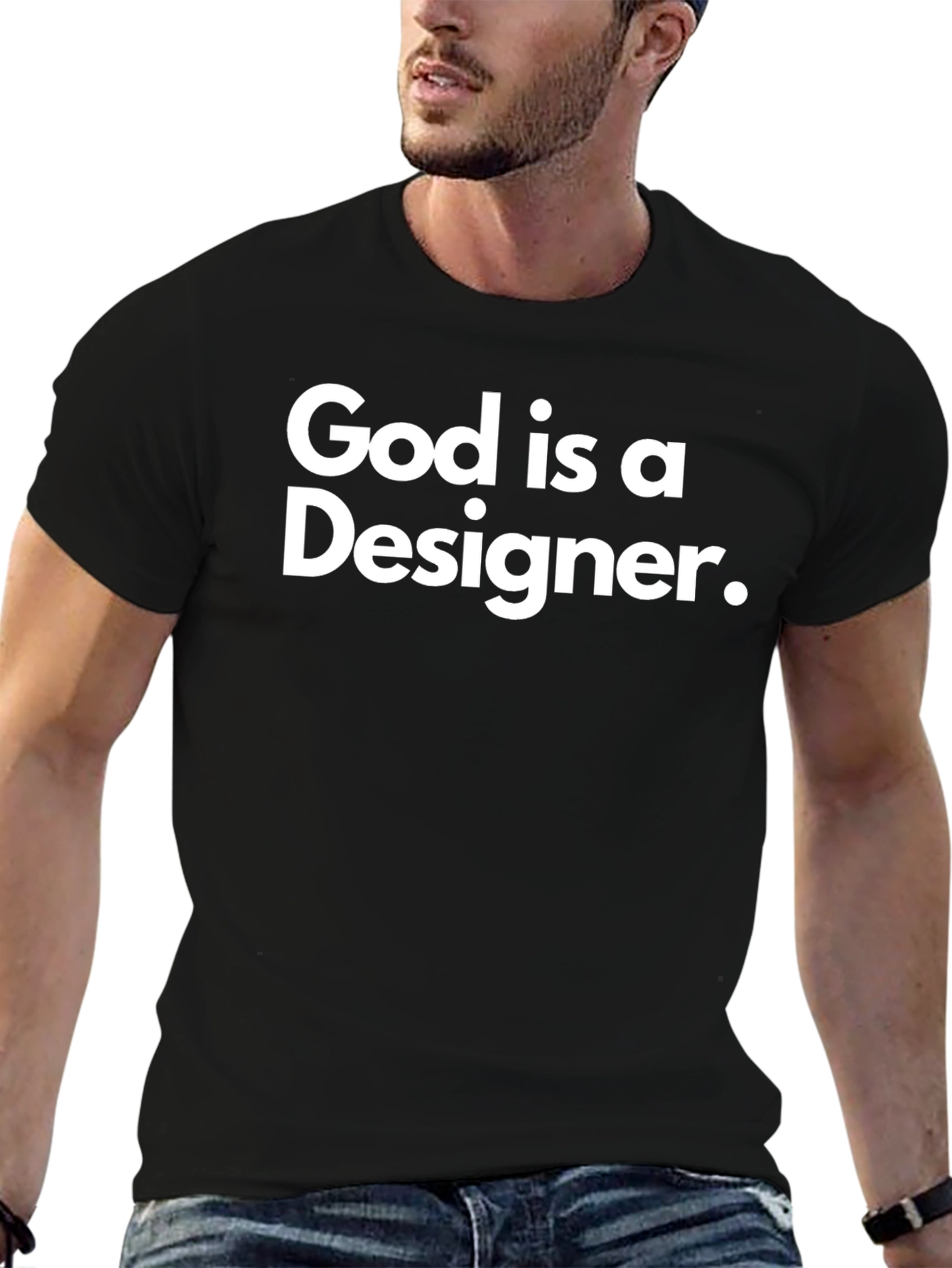 God is a Designer Graphic T-Shirt