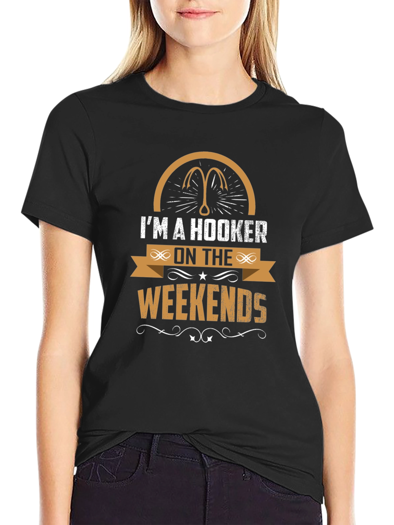 Im a Hooker on the Weekends Fishing T-Shirt