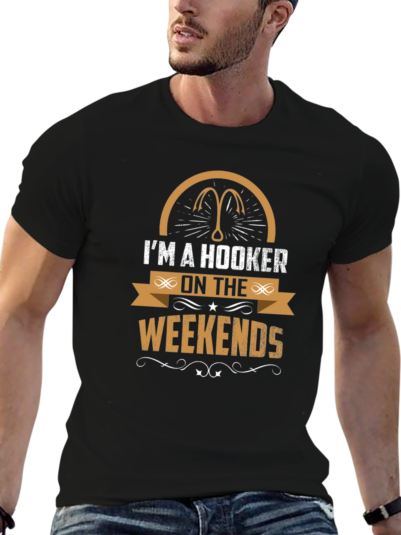 Im a Hooker on the Weekends Fishing T-Shirt
