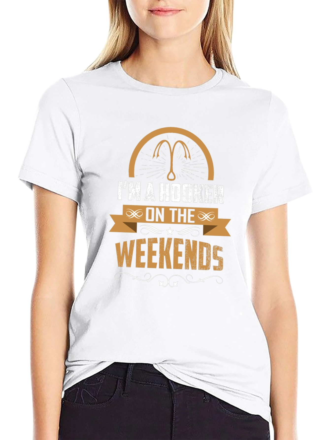 Im a Hooker on the Weekends Fishing T-Shirt