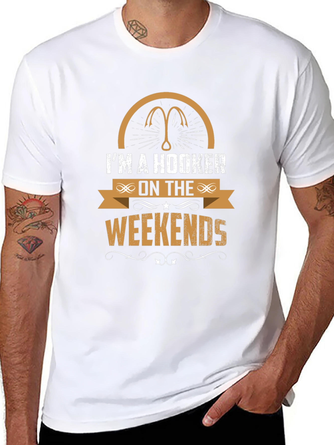 Im a Hooker on the Weekends Fishing T-Shirt