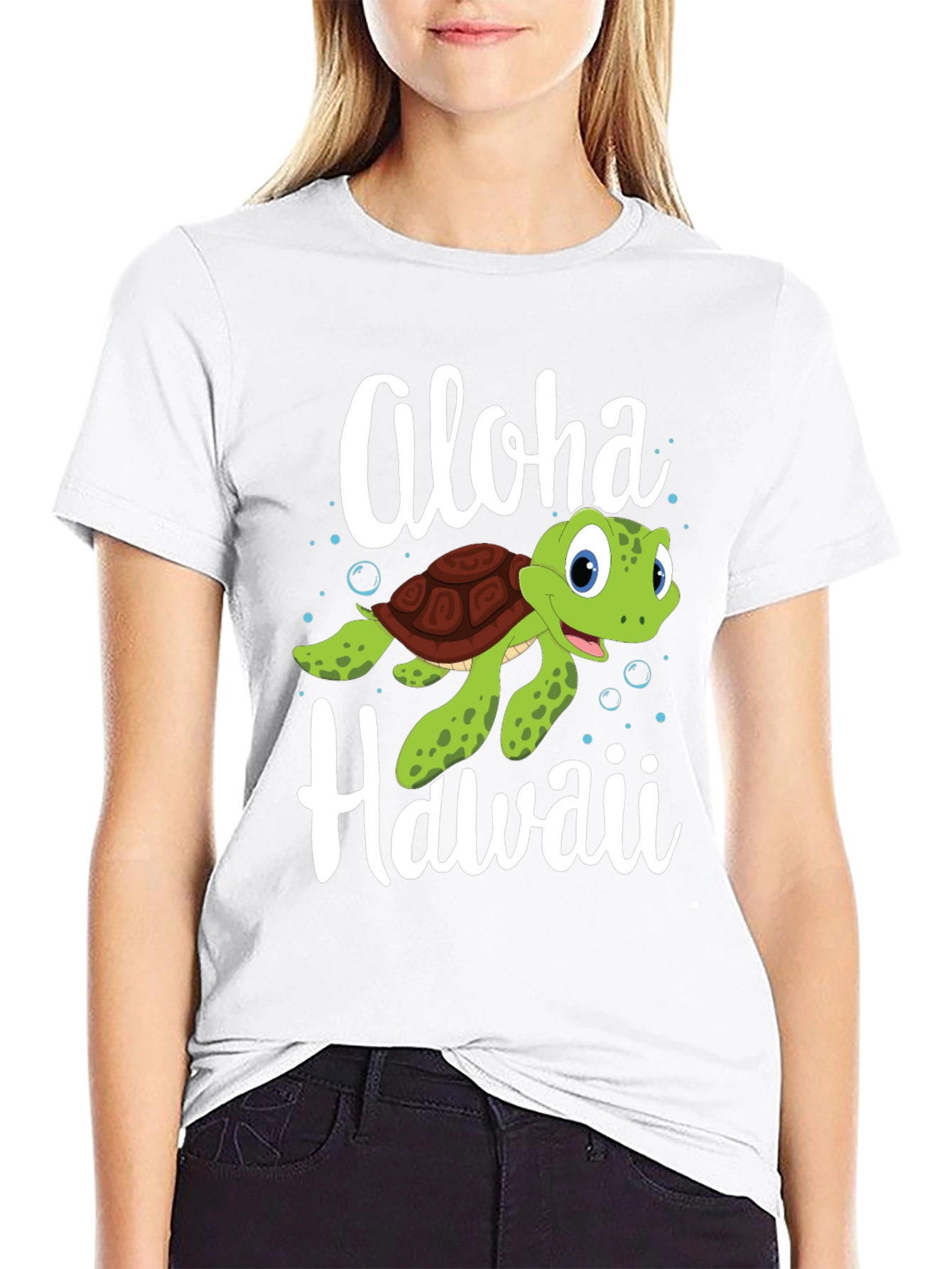 Aloha Hawaii Turtle Graphic Tee