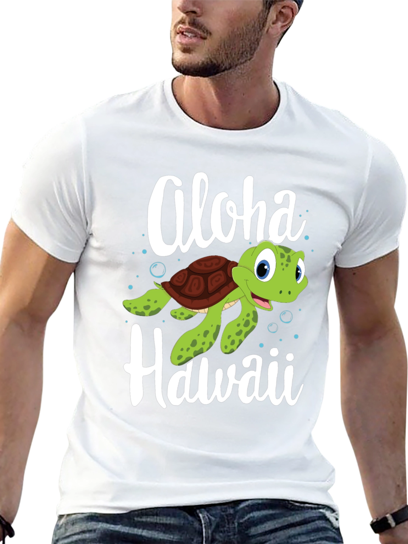 Aloha Hawaii Turtle Graphic Tee
