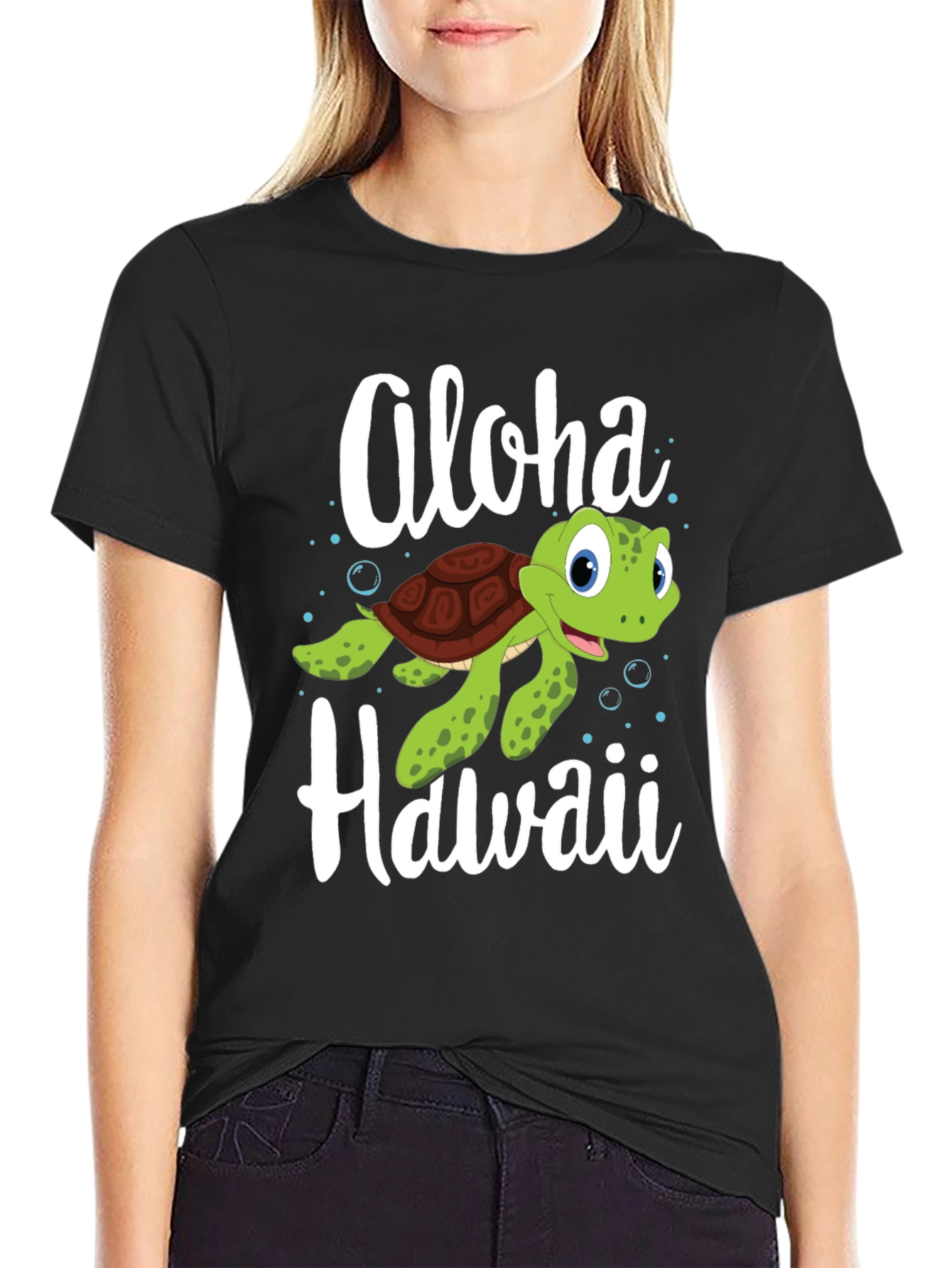 Aloha Hawaii Turtle Graphic Tee
