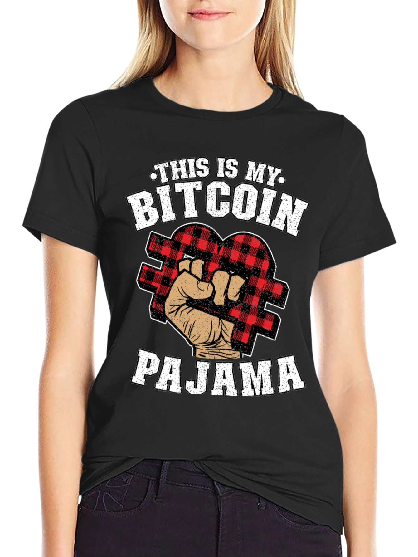Bitcoin Pajama T-Shirt Funny Crypto Tee