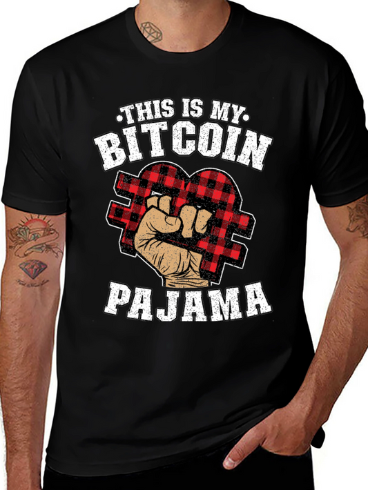 Bitcoin Pajama T-Shirt Funny Crypto Tee