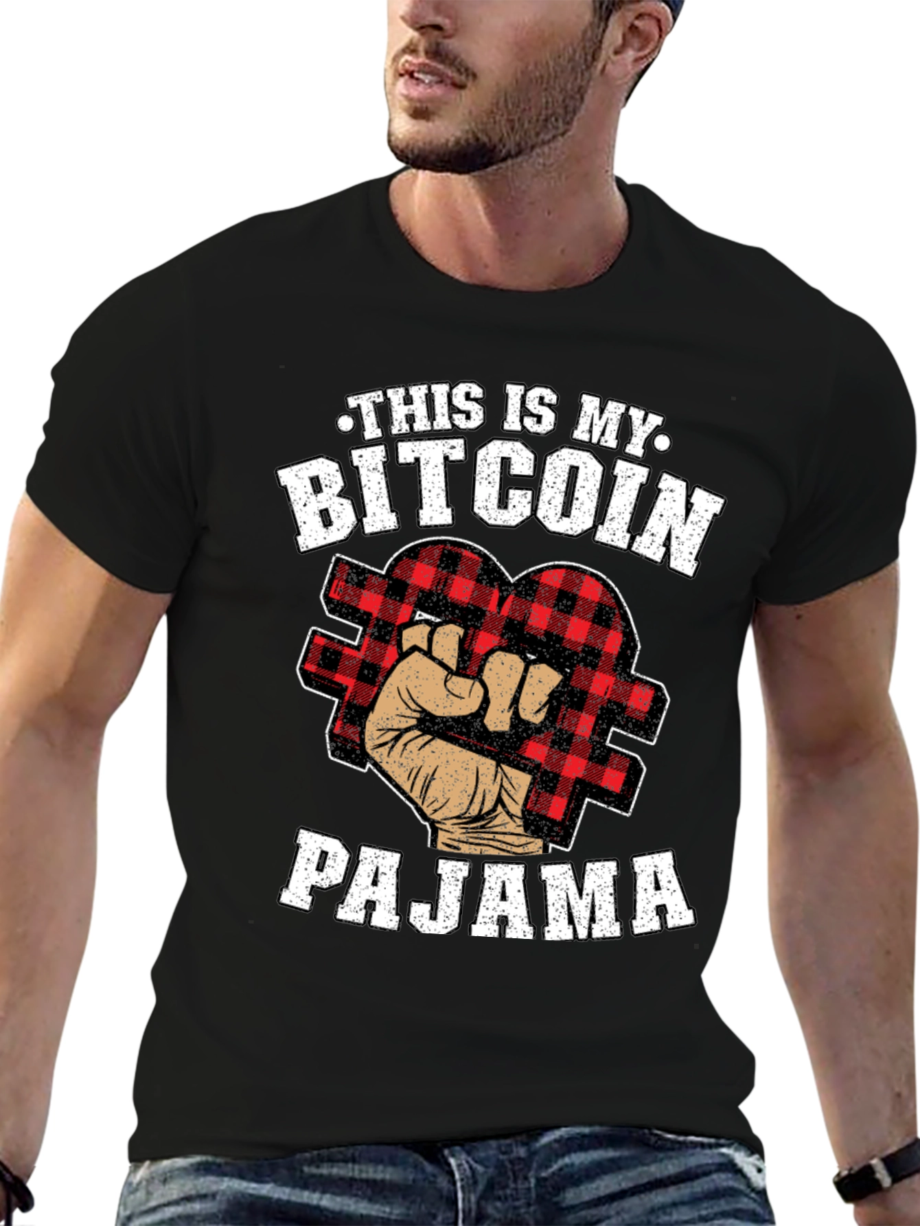 Bitcoin Pajama T-Shirt Funny Crypto Tee